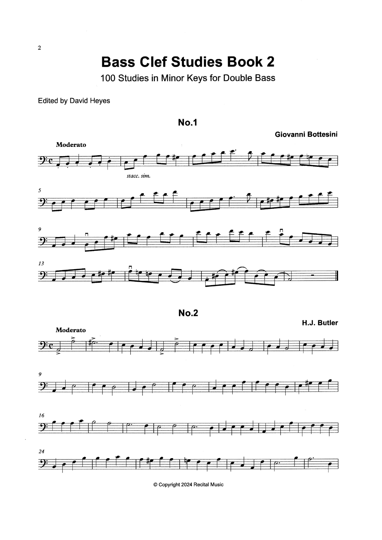 Bass Clef Studies Collection (ed. David Heyes)