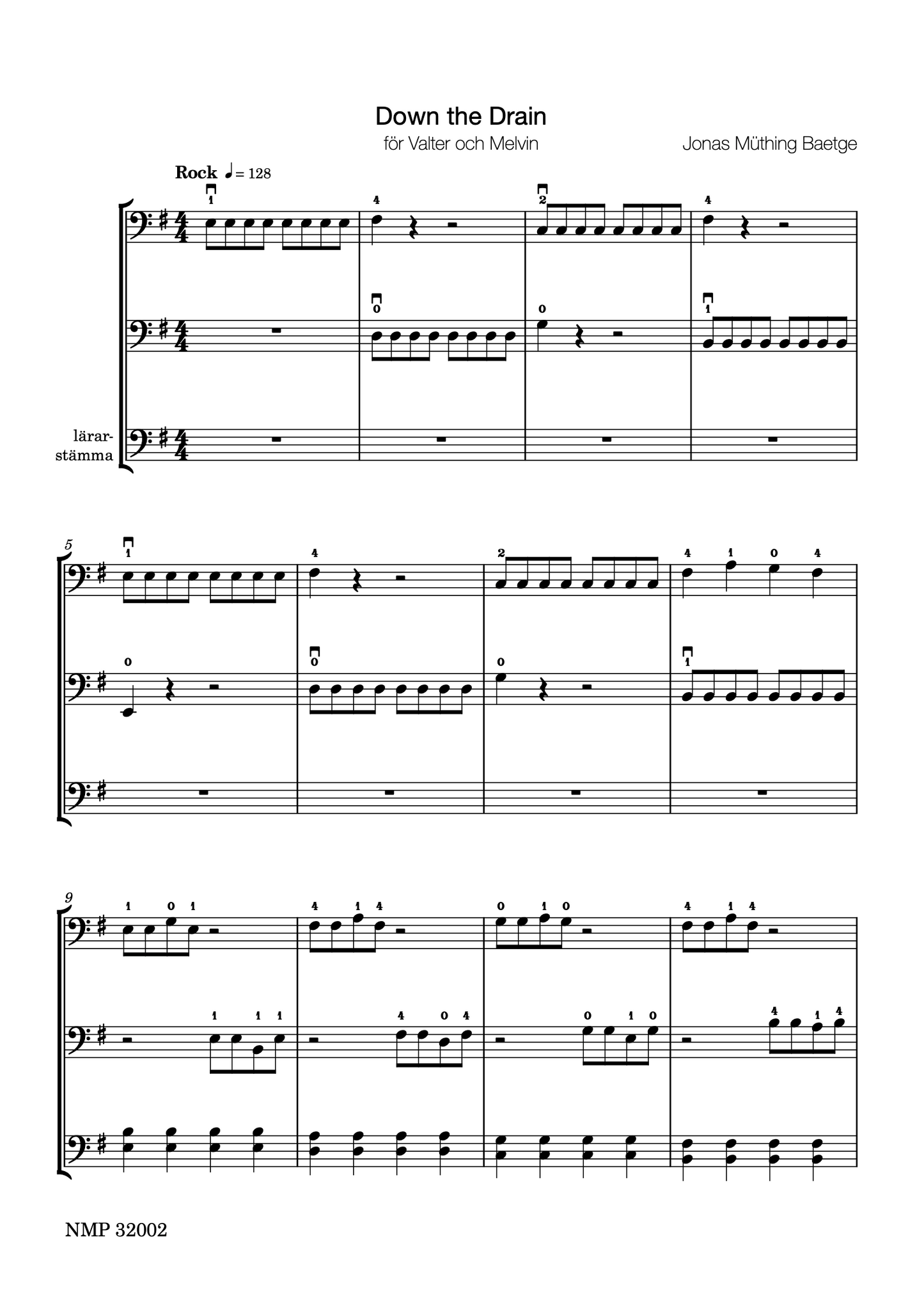 Jonas Baetge: Basso Nova, beginner pieces for double bass duet and double bass & piano