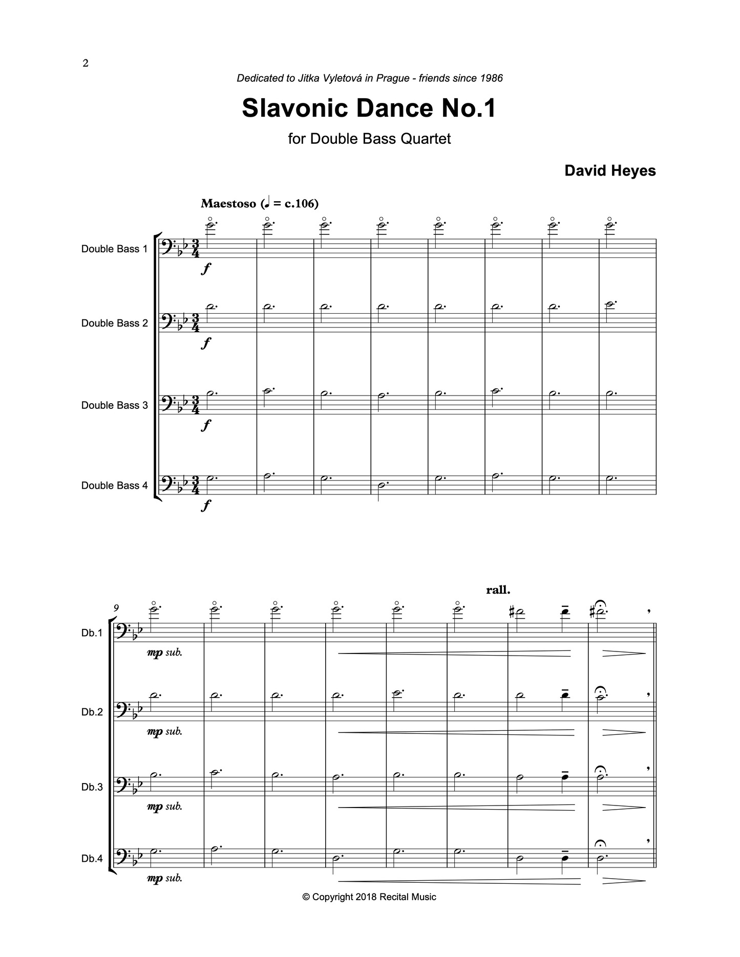 David Heyes: The Legends Collection for Beginner Bass Quartet