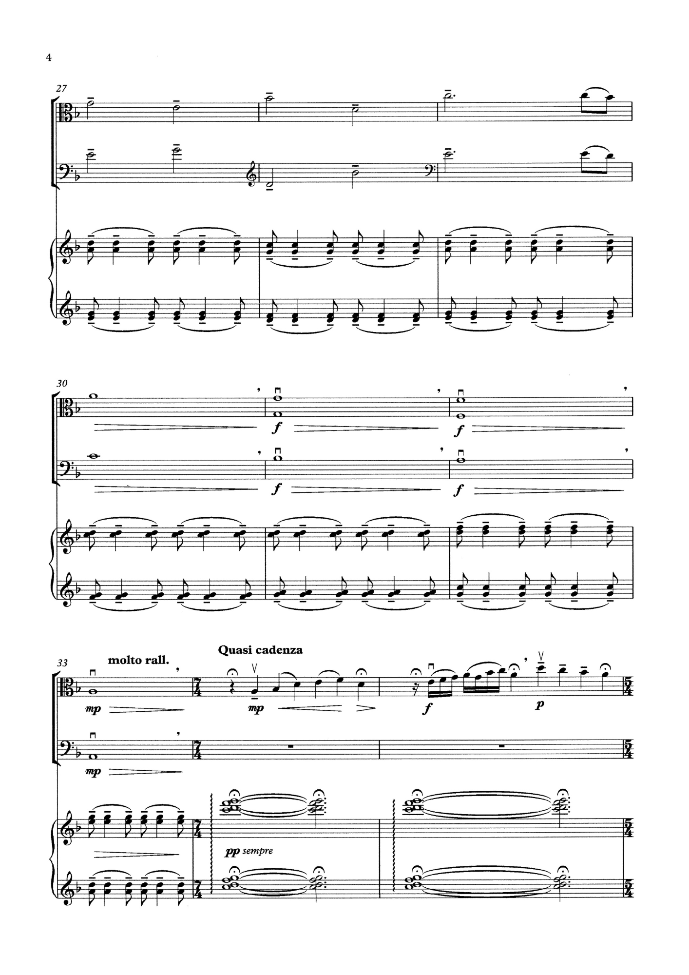 David Heyes: Passchendaele - a Meditation for viola, double bass & piano