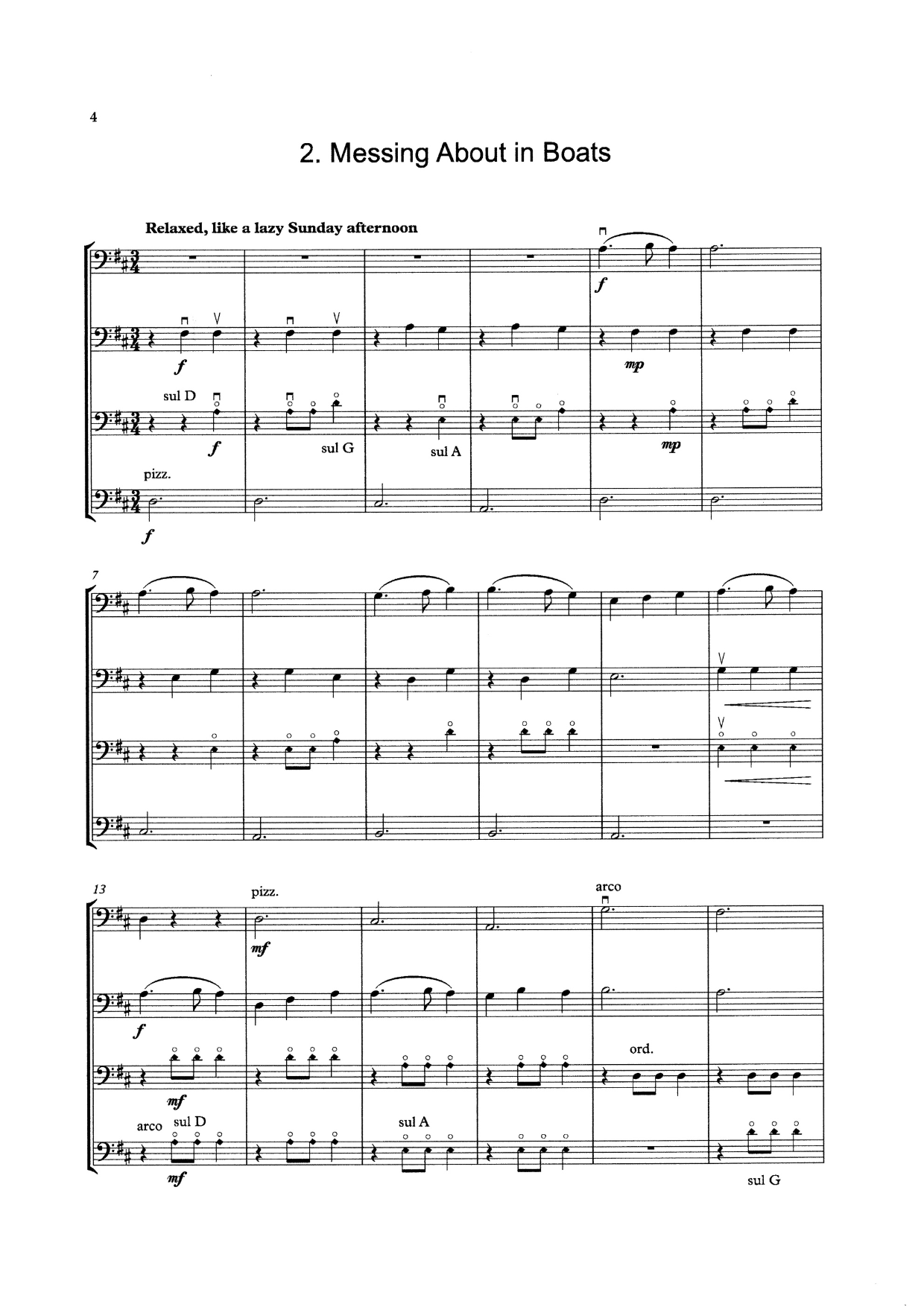 Beginner Double Bass Quartet Bundle