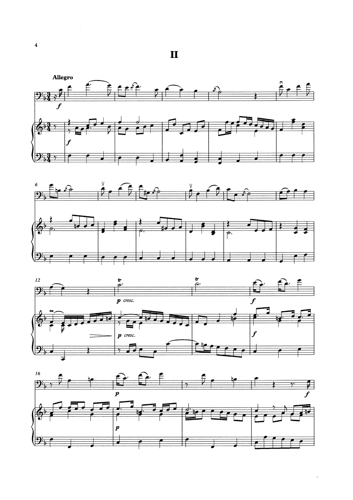 G.B. Pergolesi: Sinfonia for double bass & piano (ed. Heyes)