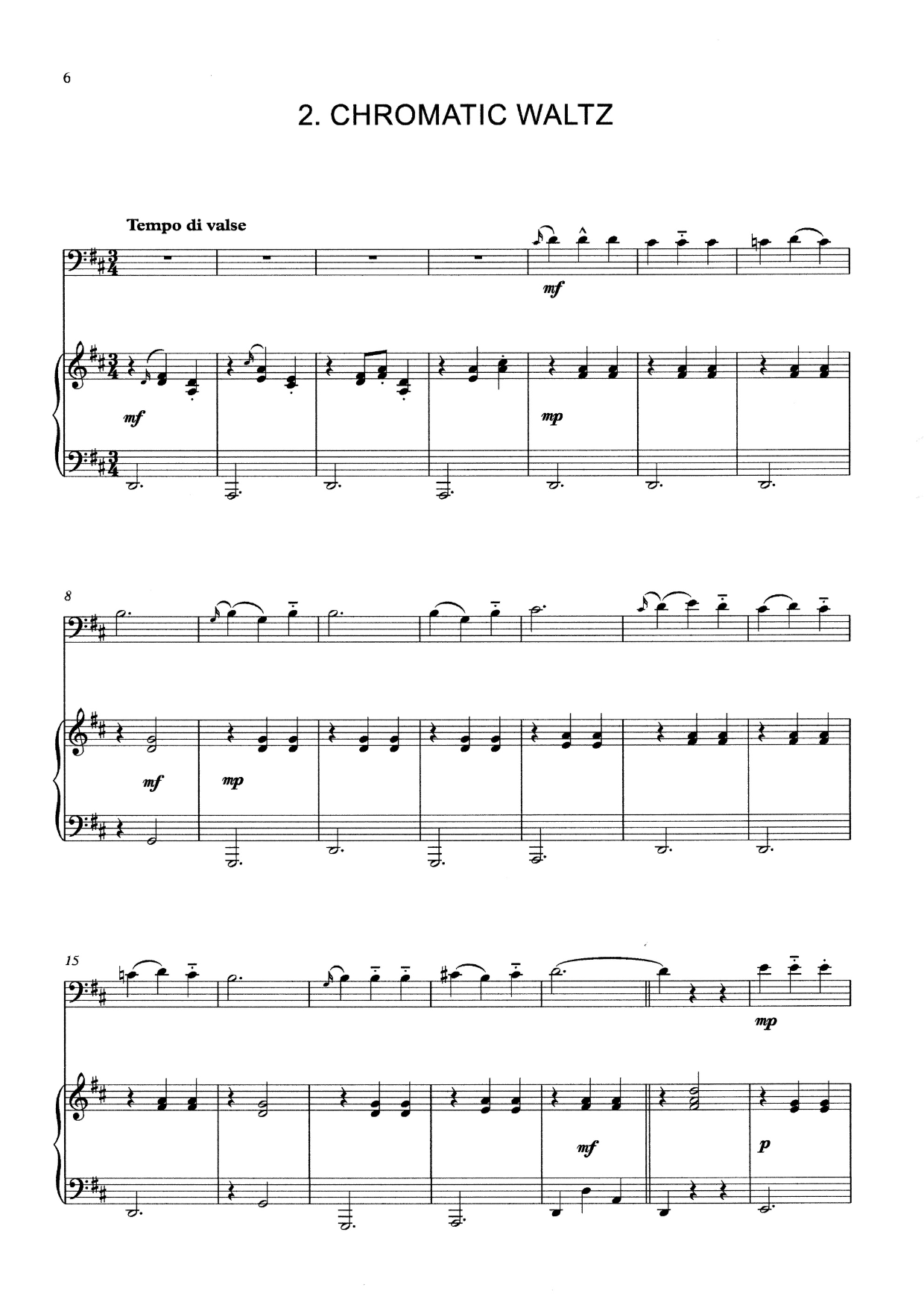 James Belbin-Wood: The Threepenny Suite for double bass & piano