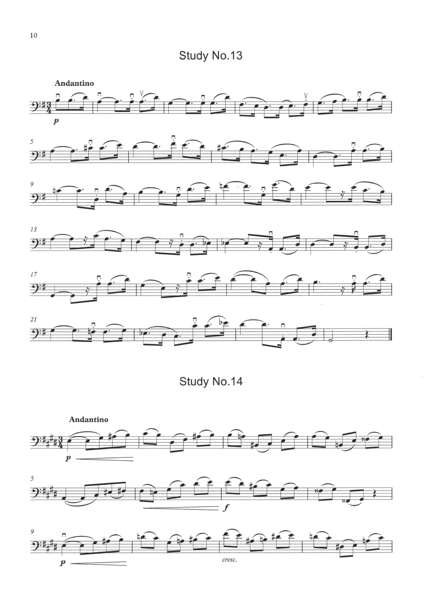 Bass Clef Studies Collection (ed. David Heyes)