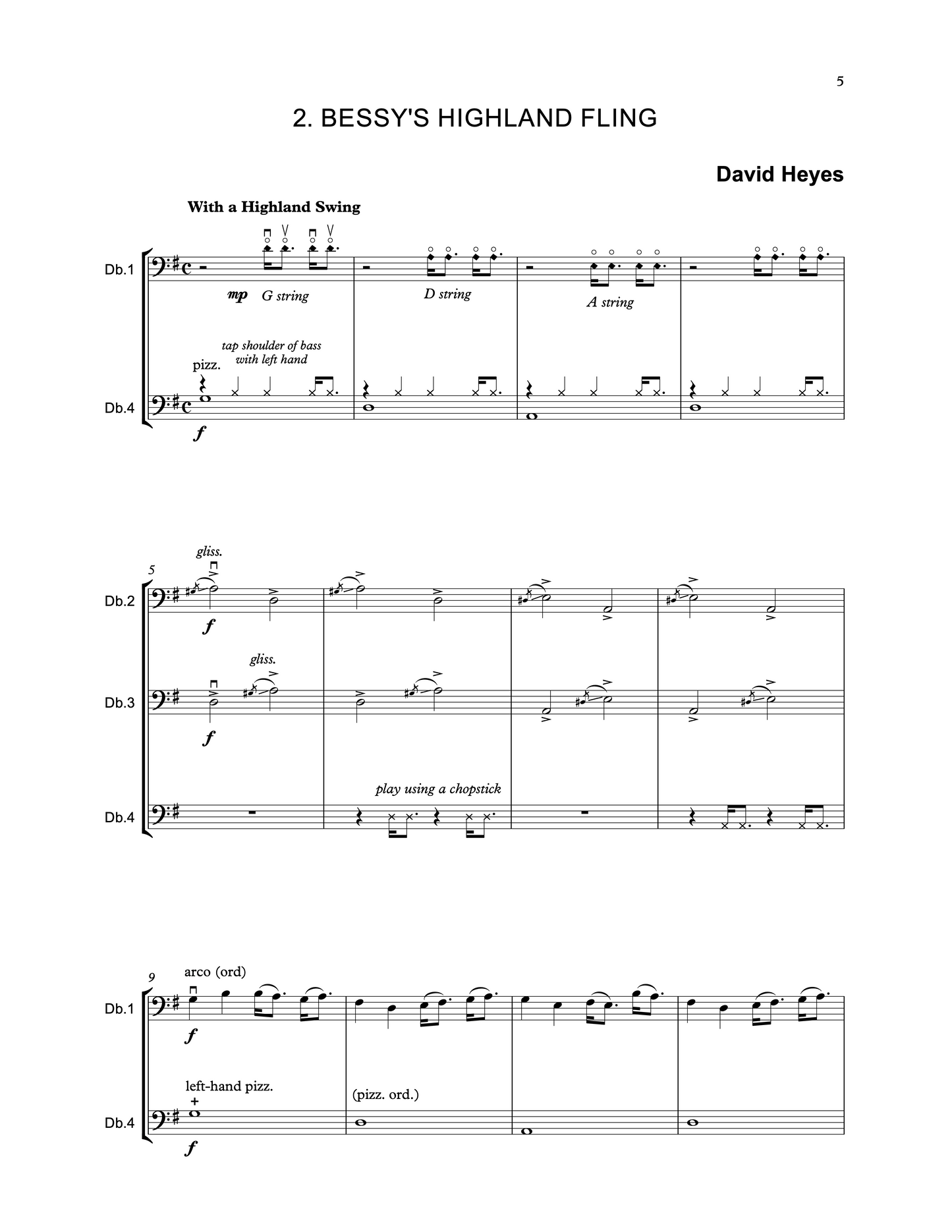 Beginner Double Bass Quartet Bundle