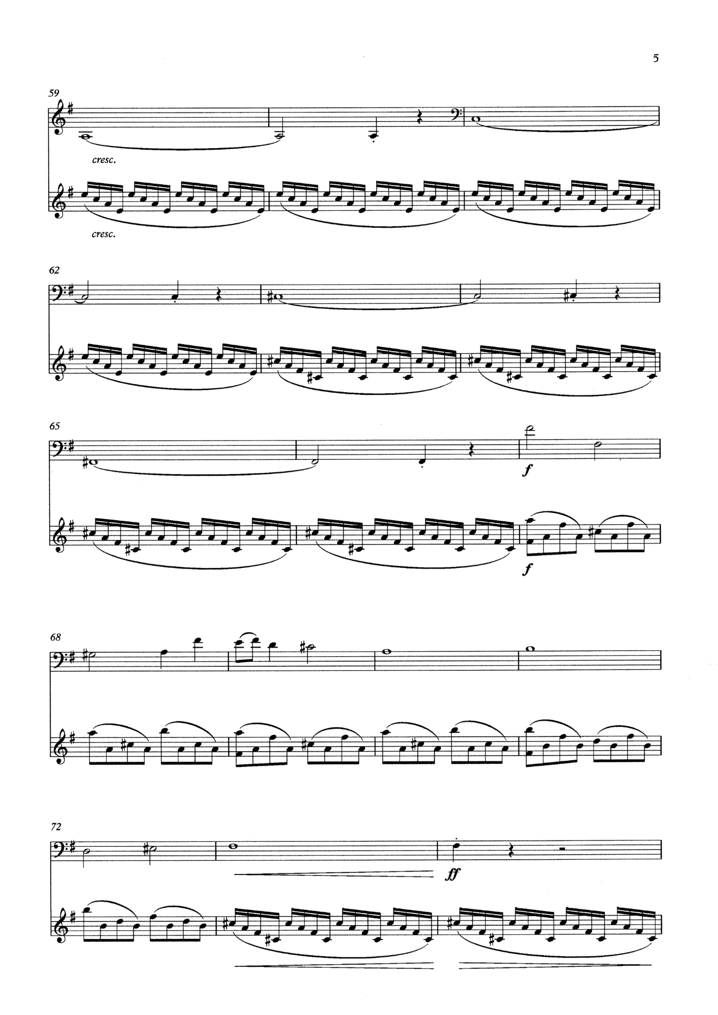Gemma Dyer: Serenity for double bass & guitar