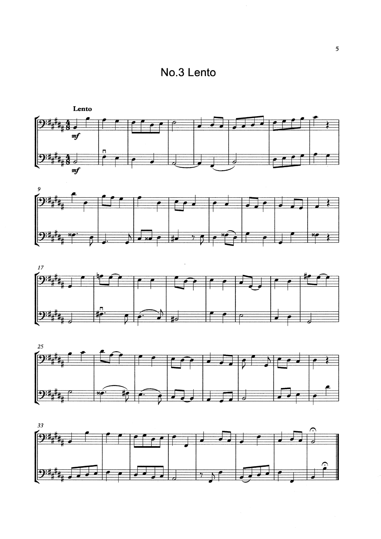 Frantisek Cerny: Bass Clef Duets Book 4: Nine Duets for 2 Double Basses