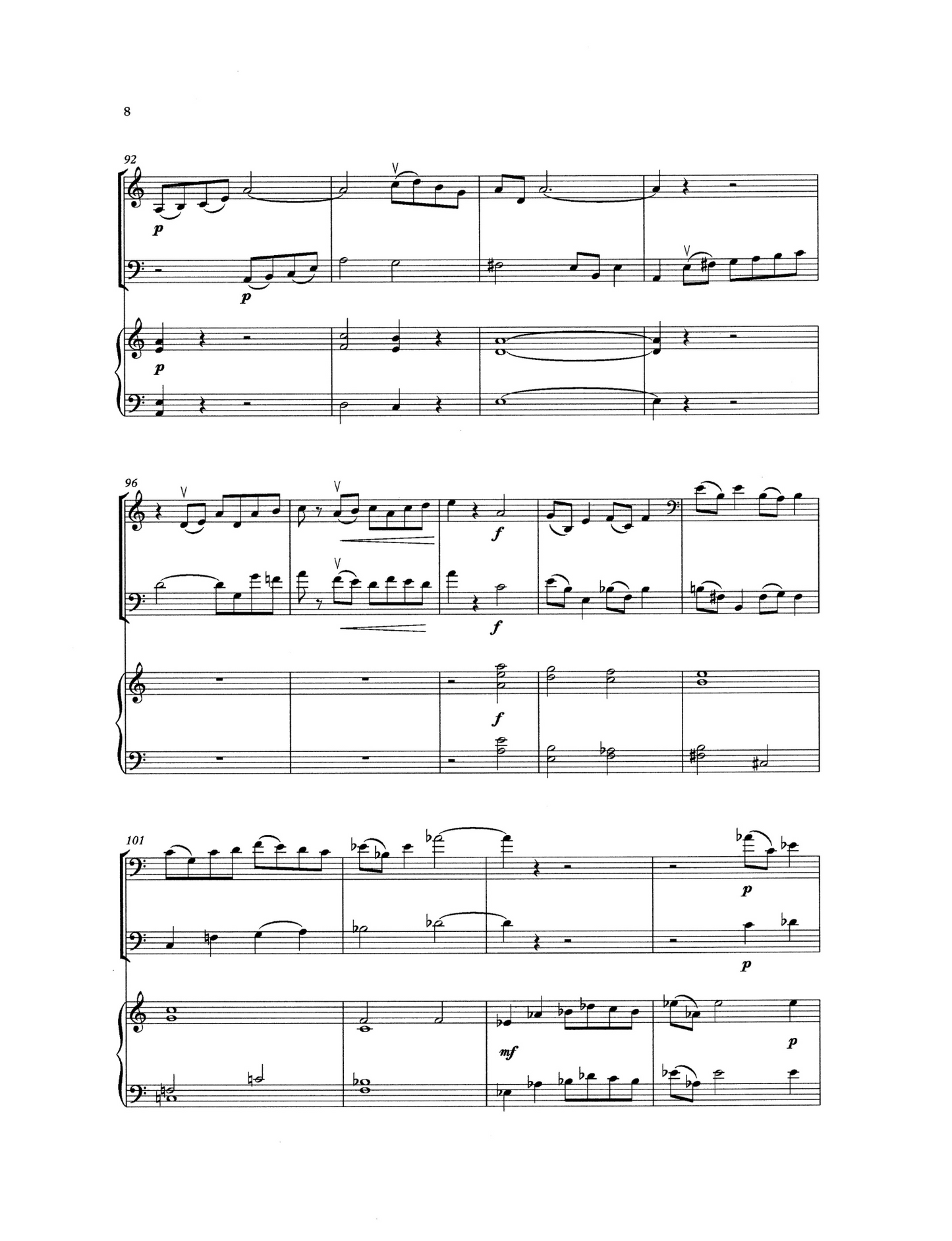 Judith Bailey: Divertimento Op. 92 for 2 double basses & piano