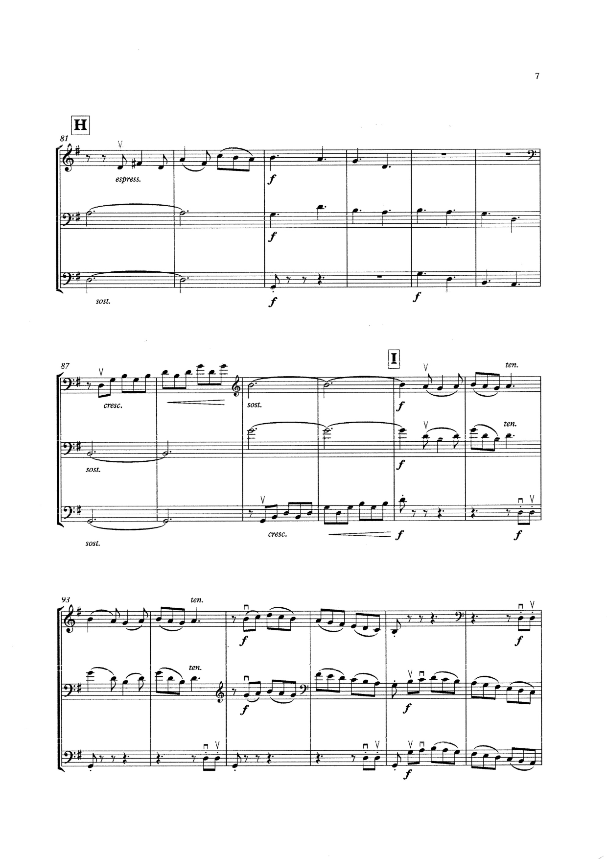 Granville Bantock: The Witches Frolic for double bass trio