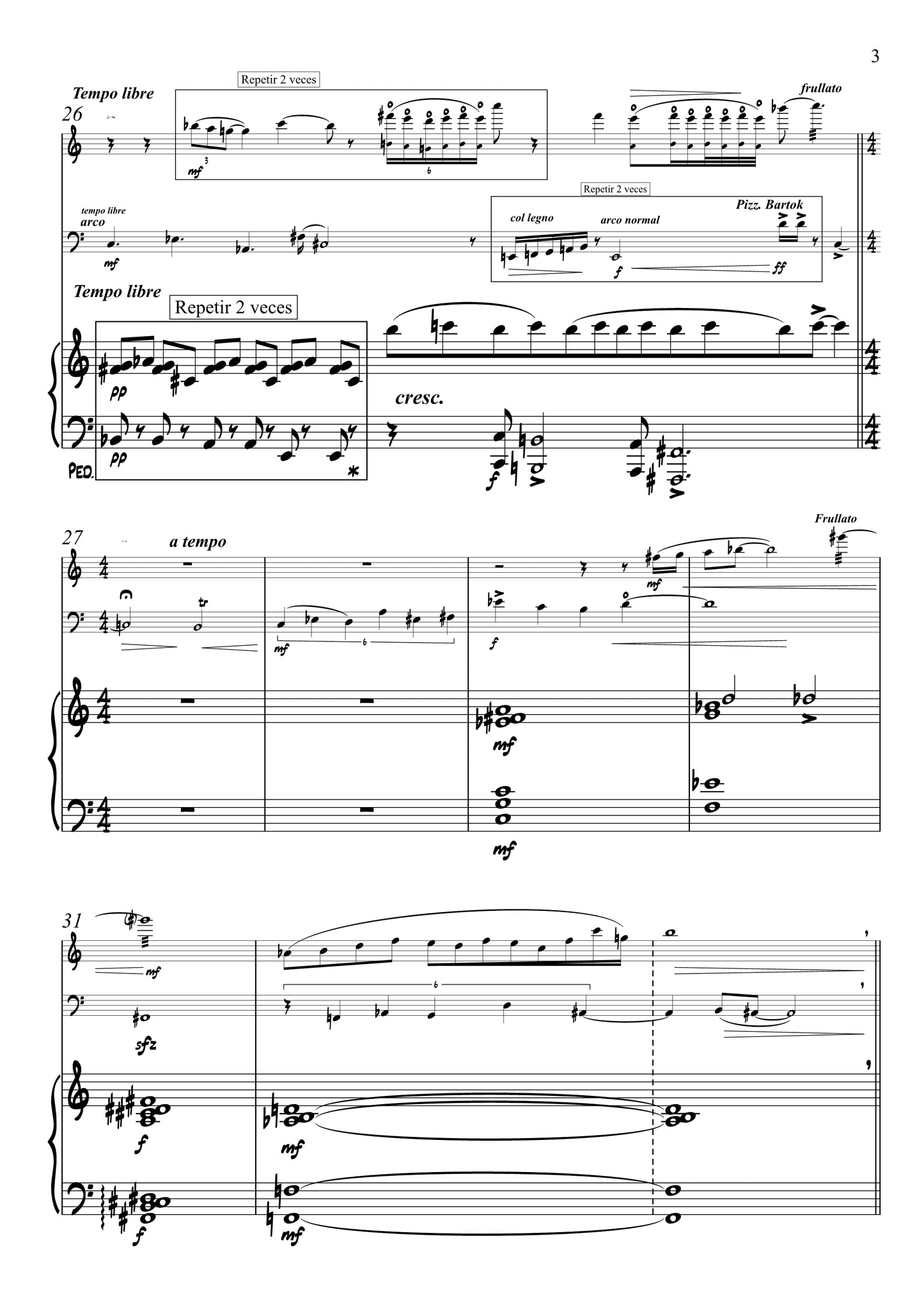 Carlos Weiske: SERIAL 8403 for flute, double bass, & piano