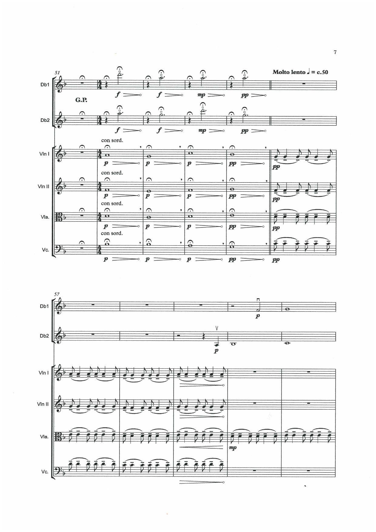 David Heyes: Passchendaele - a Meditation for 2 double basses & string quartet