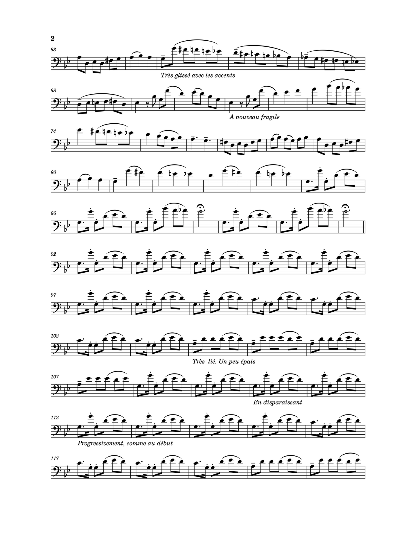 Benoit Cancoin: En Bateau for double bass duet