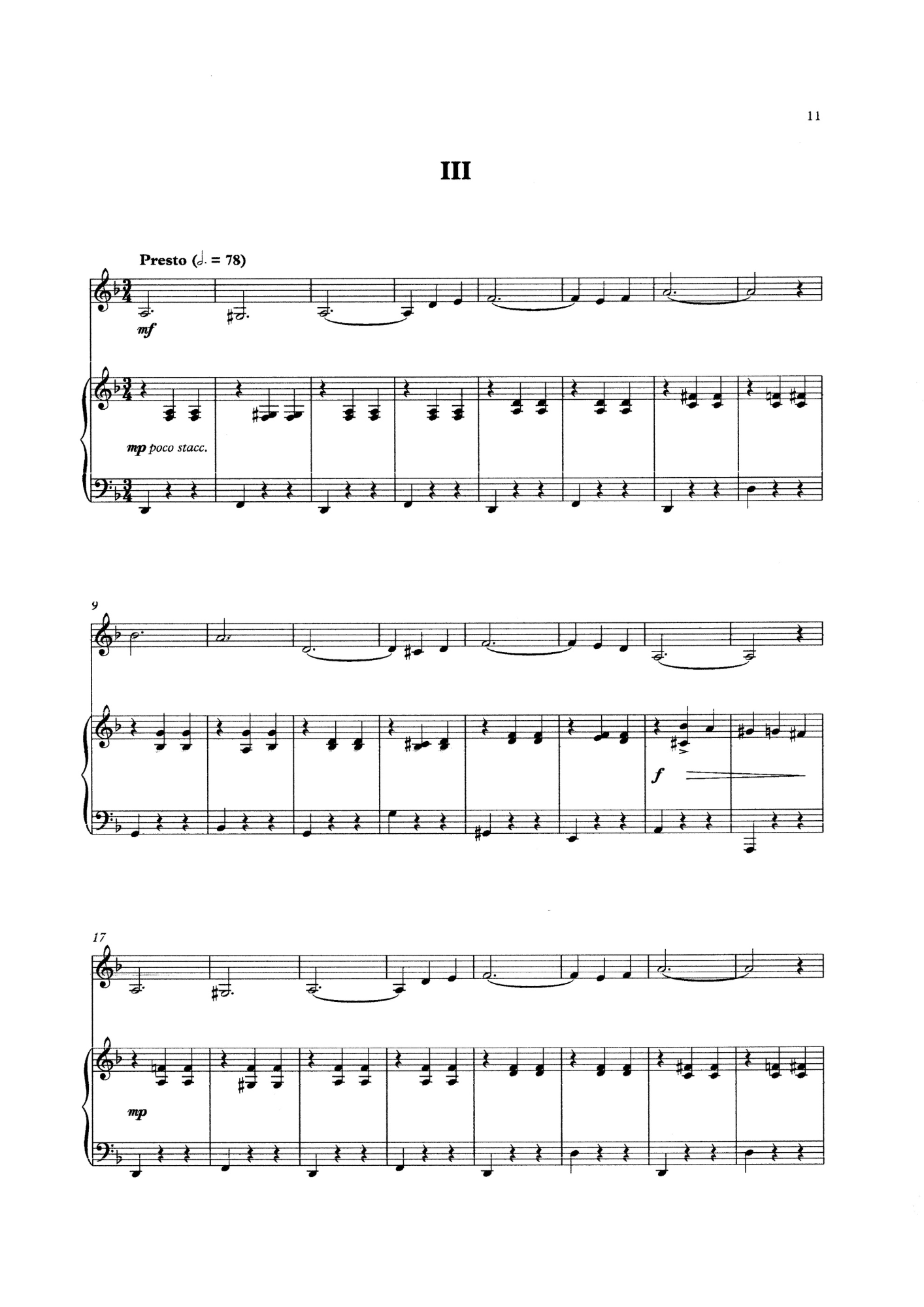 Humphrey Clucas: Sonatina for double bass & piano