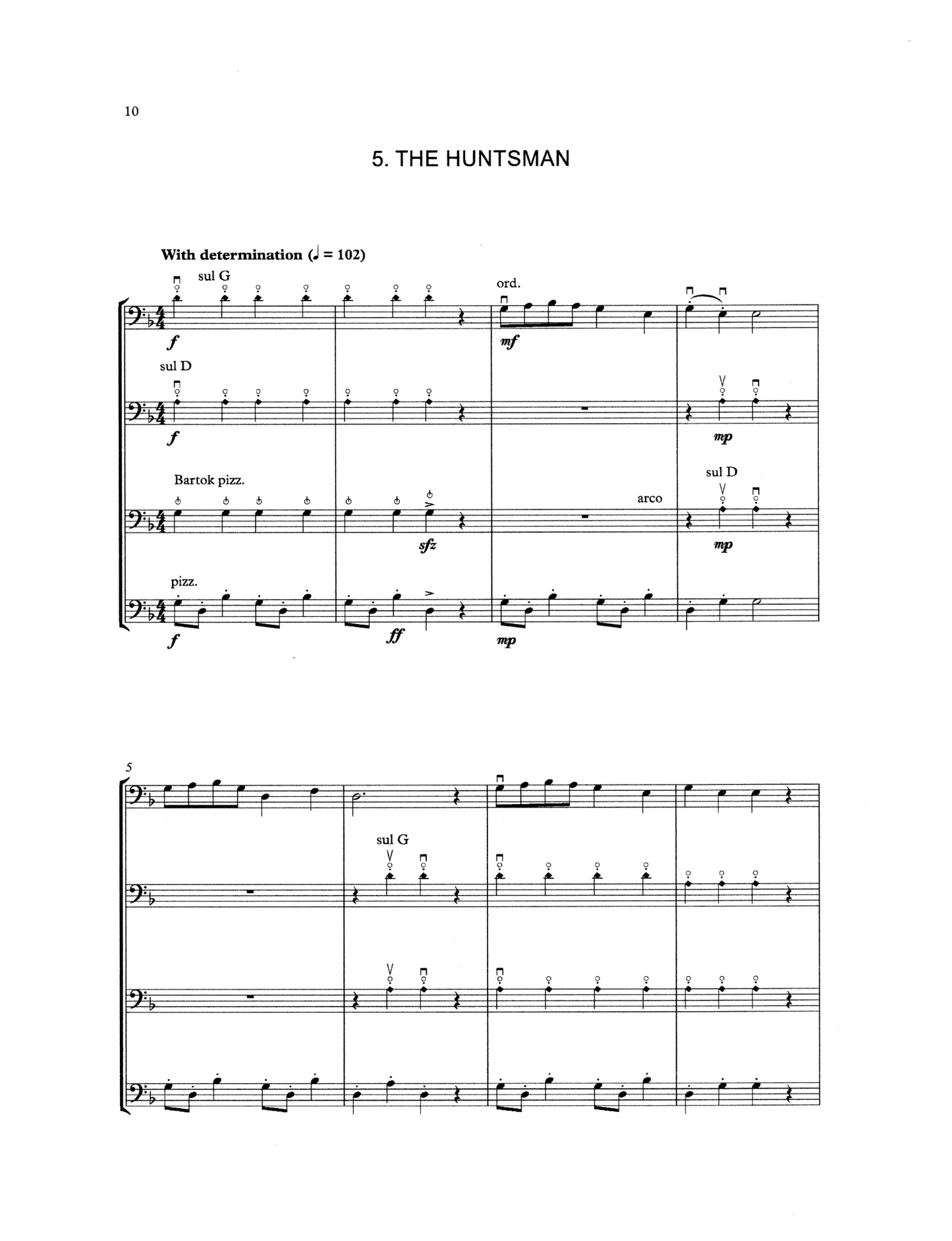 Beginner Double Bass Quartet Bundle