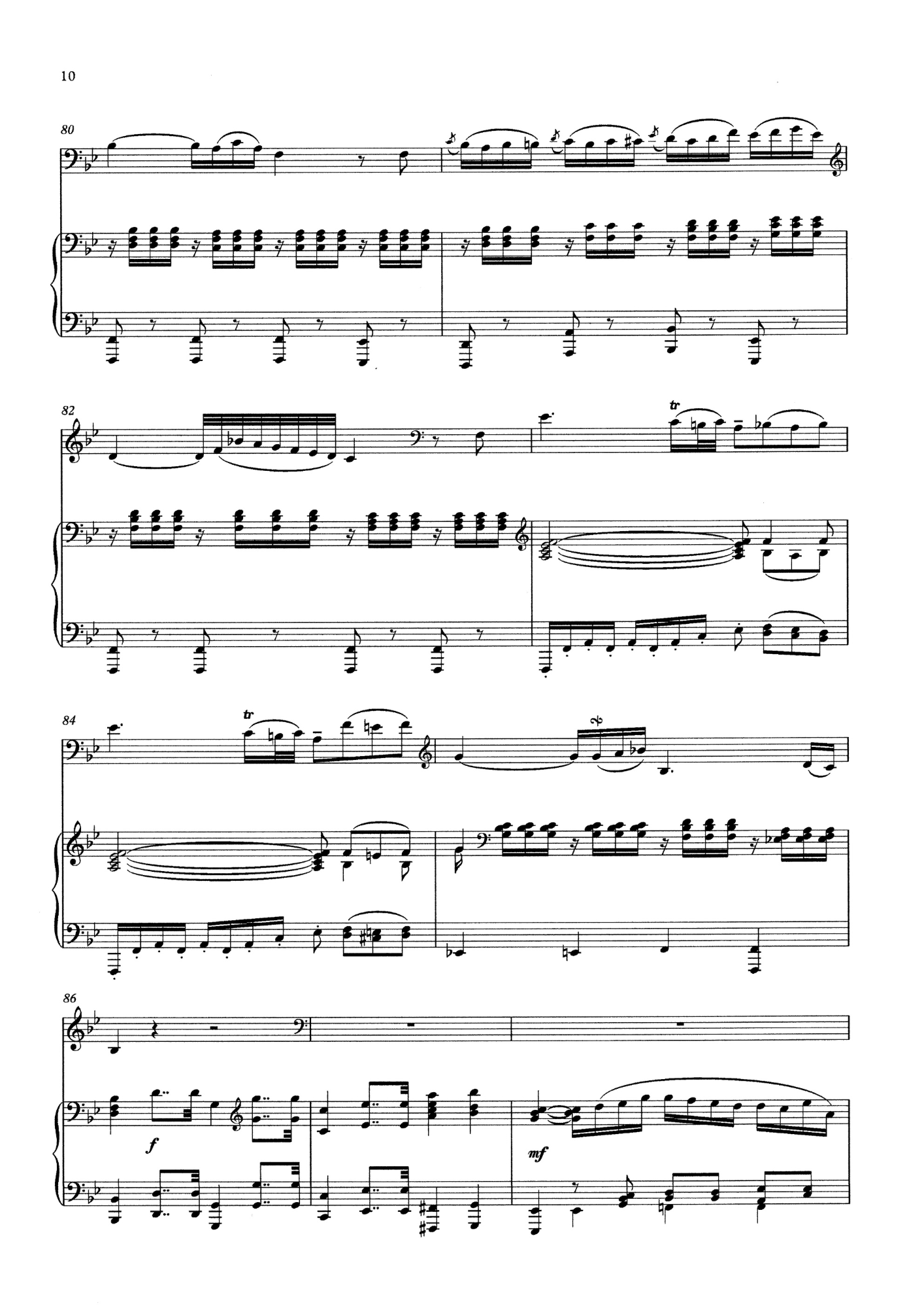 Beethoven: Romance Op.50 for double bass & piano (Simandl/Heyes)
