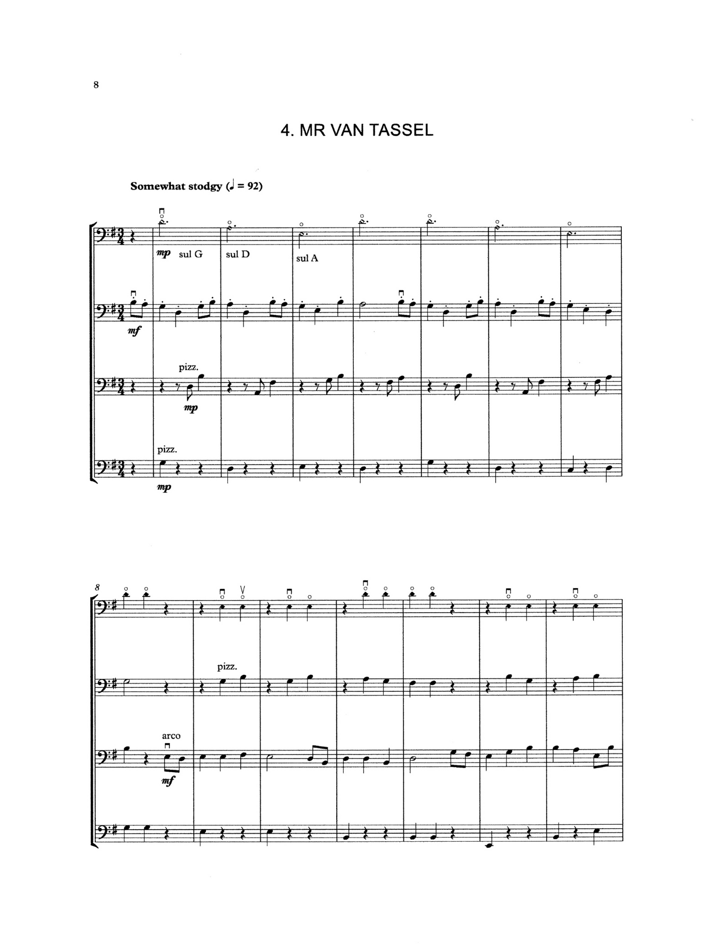 Beginner Double Bass Quartet Bundle
