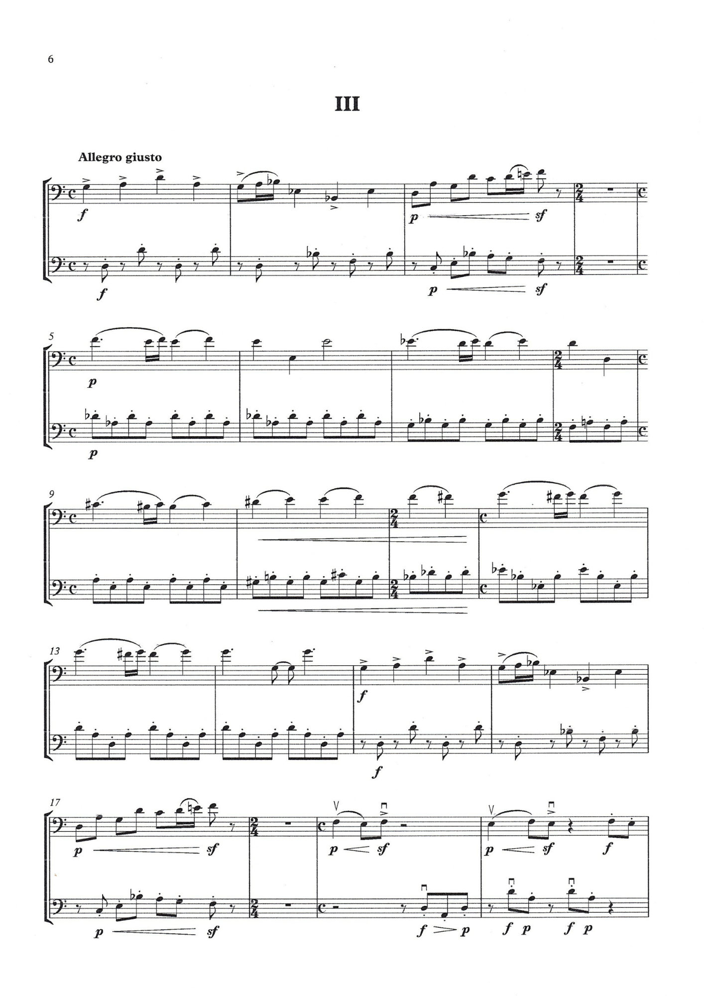 Armand Russell: Buffo Set for 2 double basses