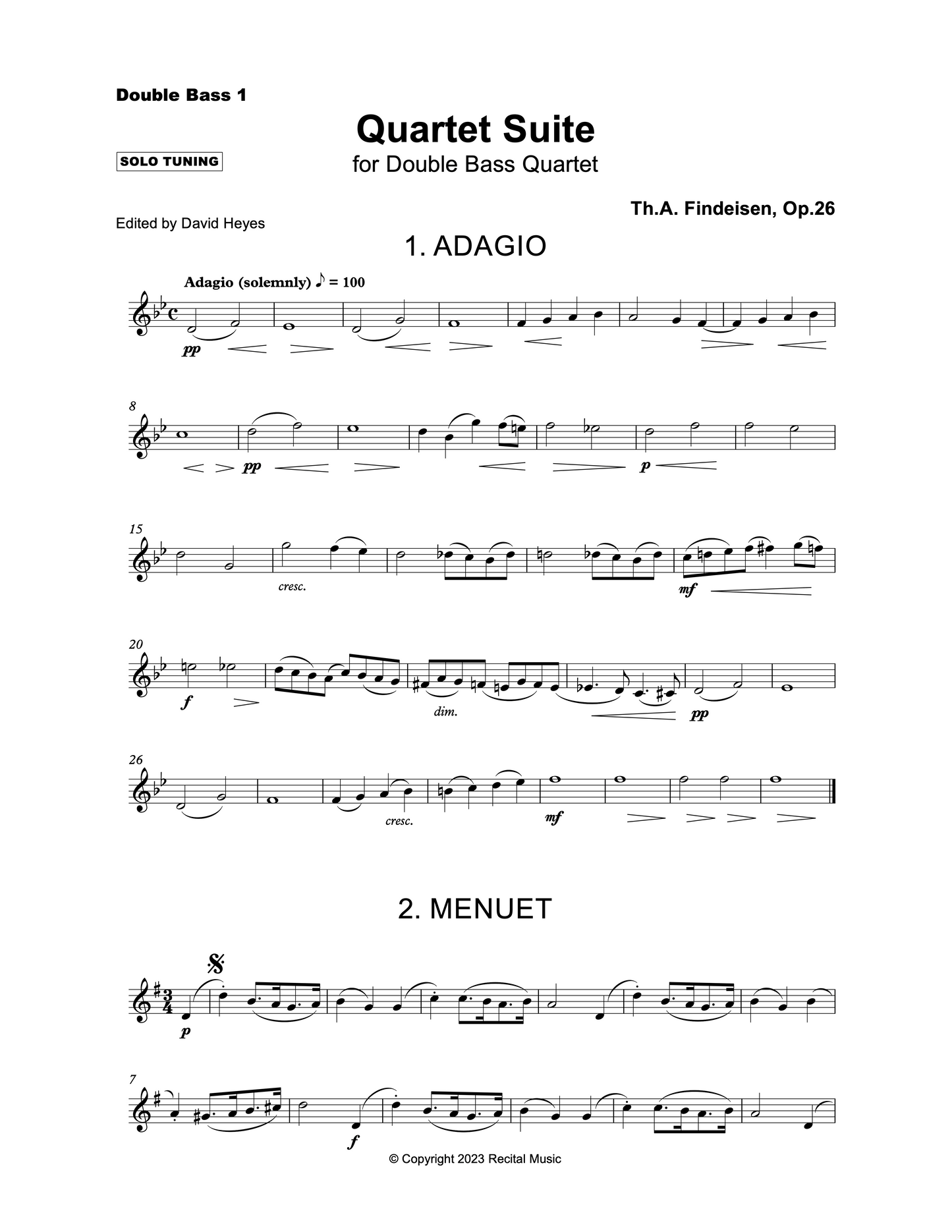 Heritage Bass Quartet Bundle