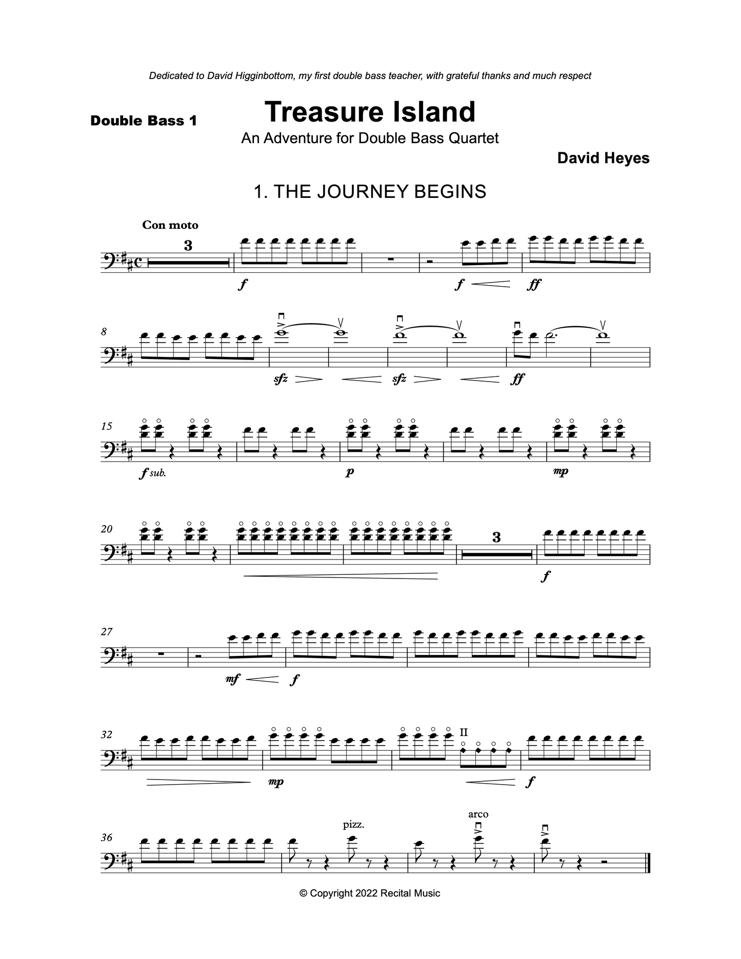David Heyes: The Legends Collection for Beginner Bass Quartet