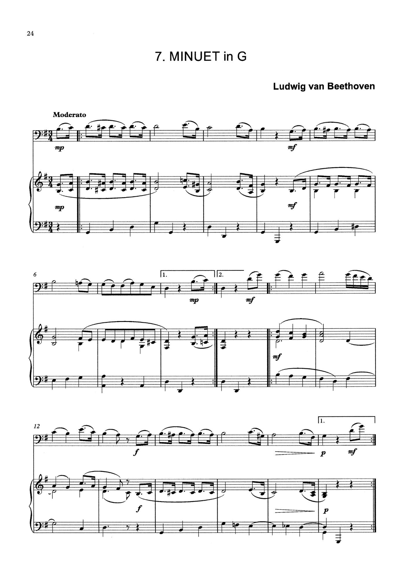 Bass Clef Solos Book 5: 10 Pieces for double bass & piano (edited by David Heyes)