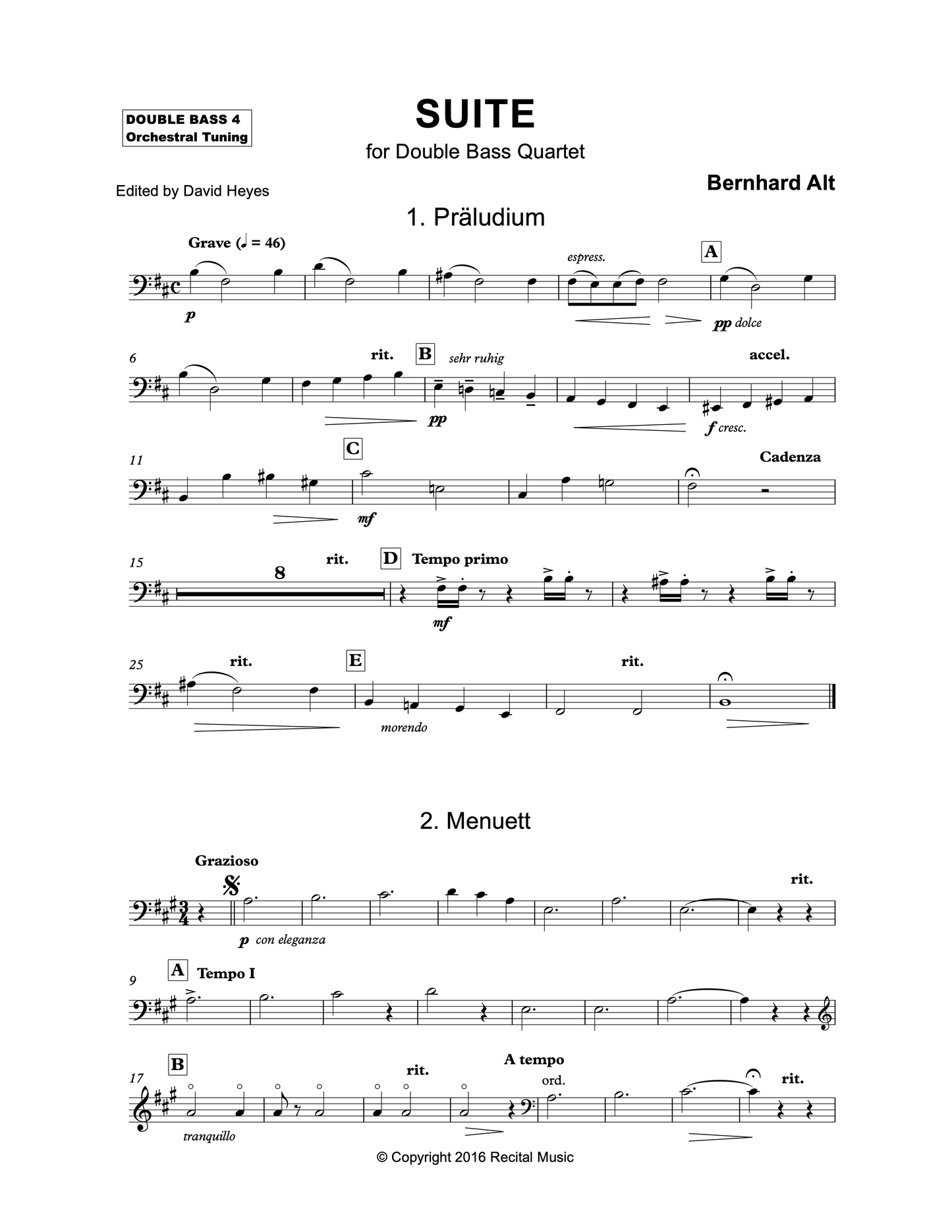 Heritage Bass Quartet Bundle