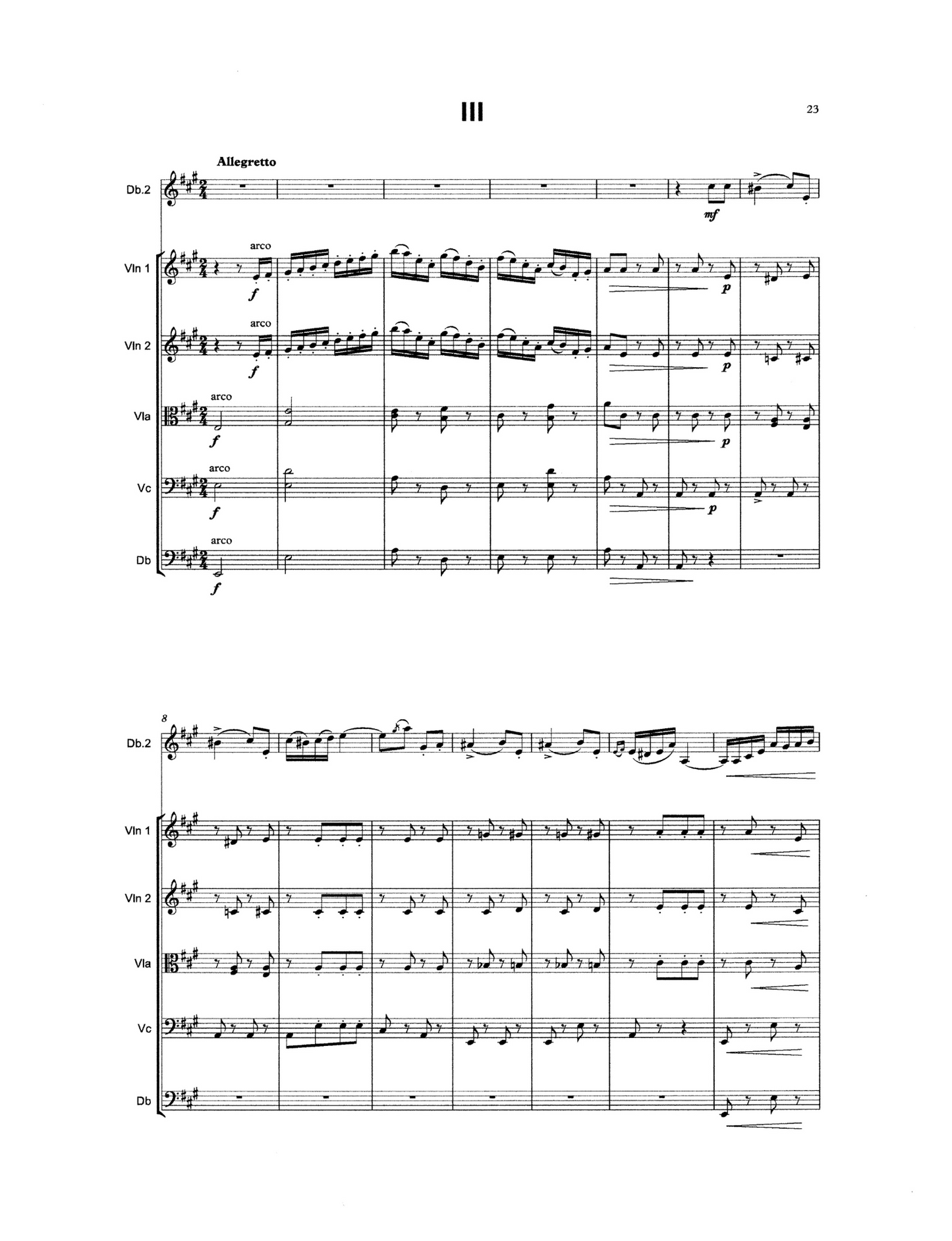 Bottesini: Passione Amorosa for 2 Double Basses & String Orchestra (solo tuning) - arr. Heyes