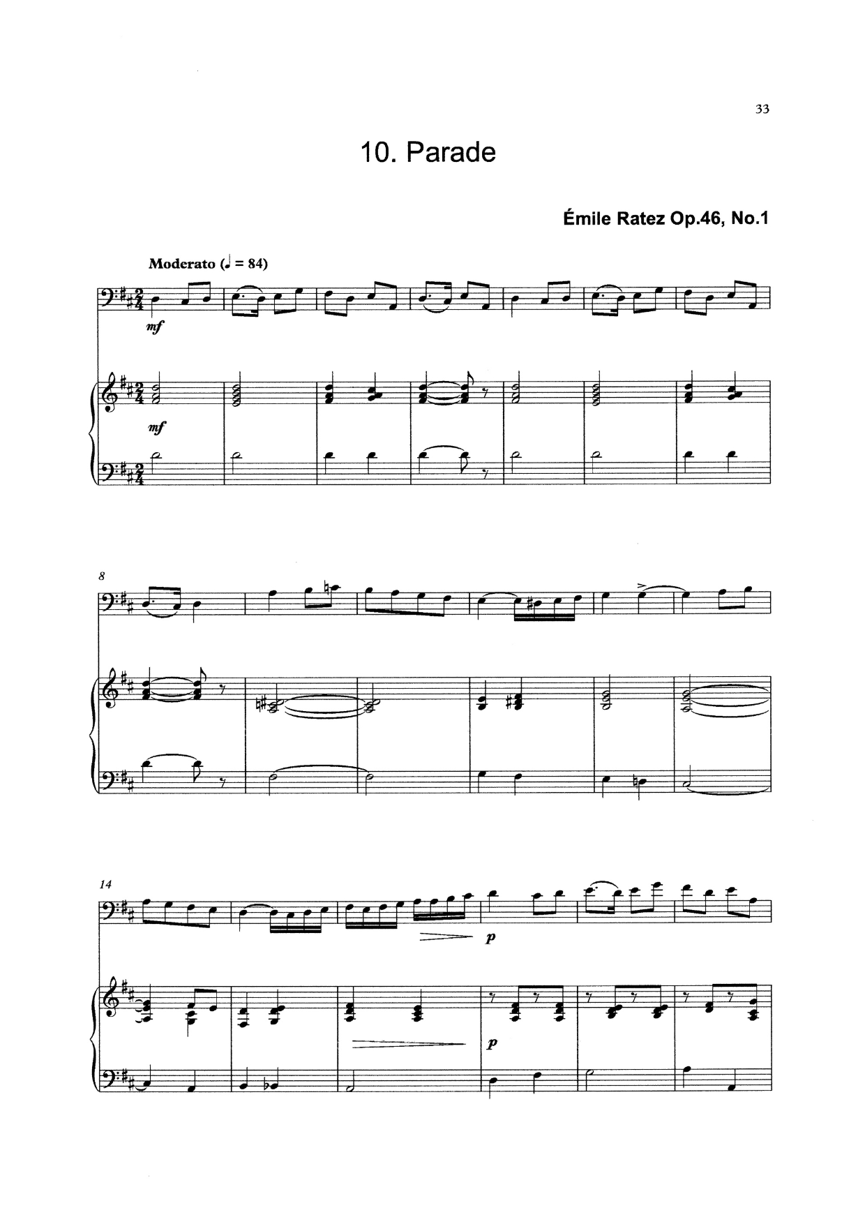 Bass Clef Solos Book 4: 10 pieces for double bass & piano (edited by David Heyes)