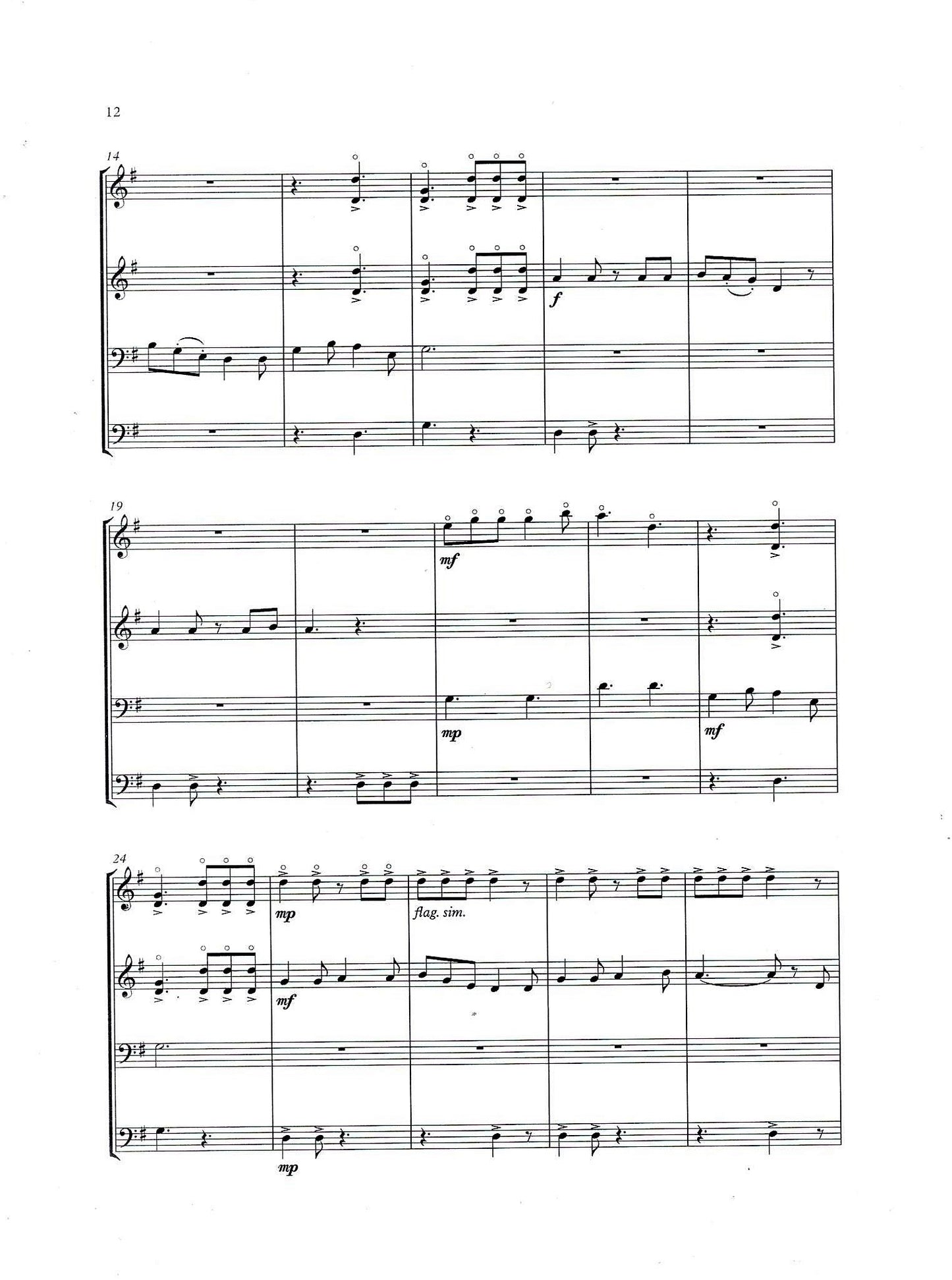 Michael Montgomery: A Celtic Suite for double bass quartet