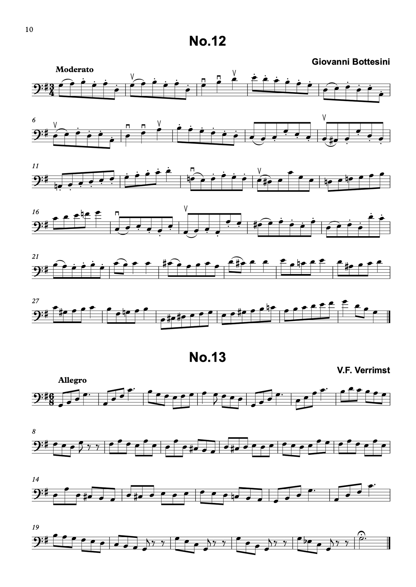 Bass Clef Studies Book 1 - 100 Studies in Major Keys for Double Bass (ed. Heyes)