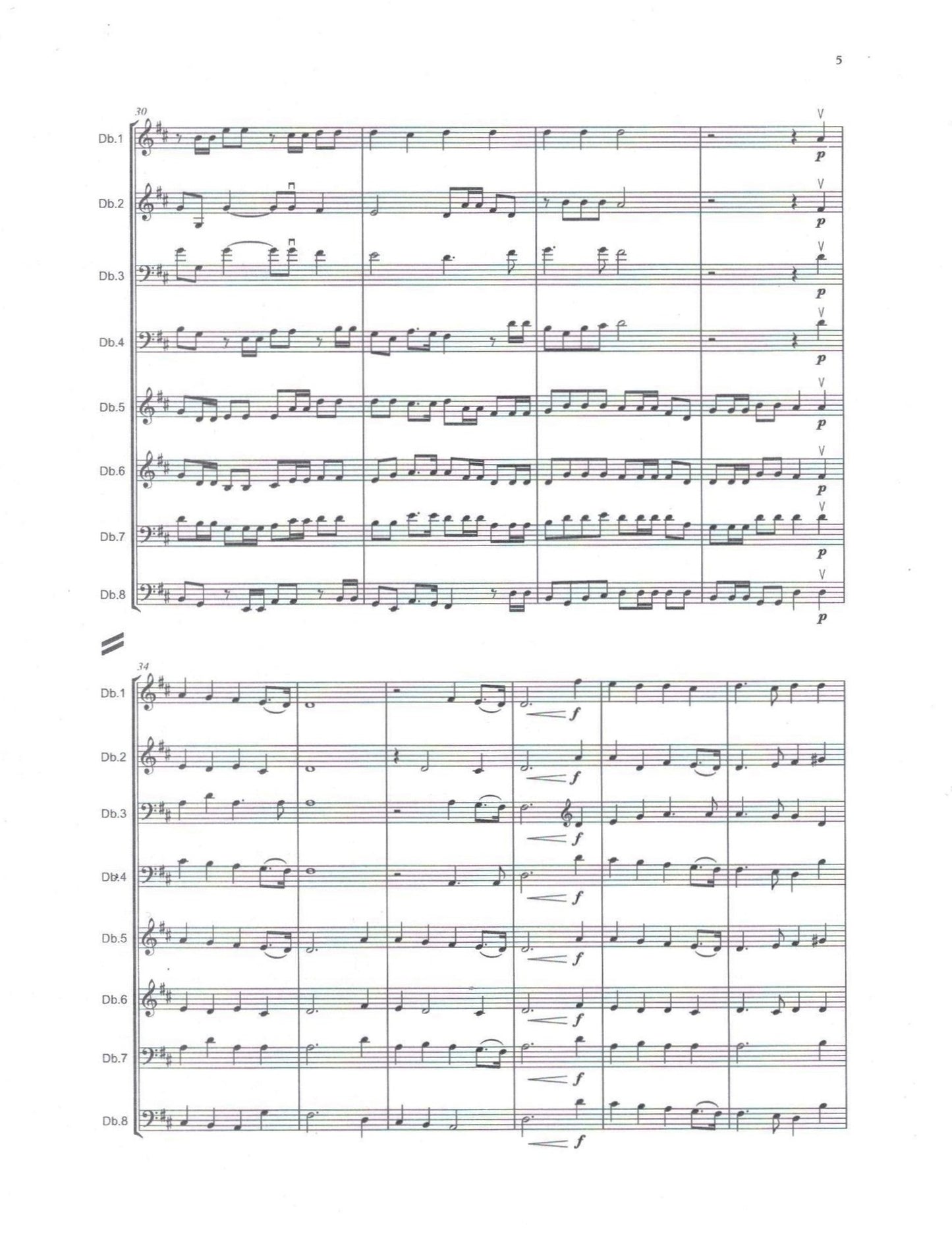 Bass Octets Book 1: Music by Bruckner, Handel & Tallis (arr. by David Heyes)