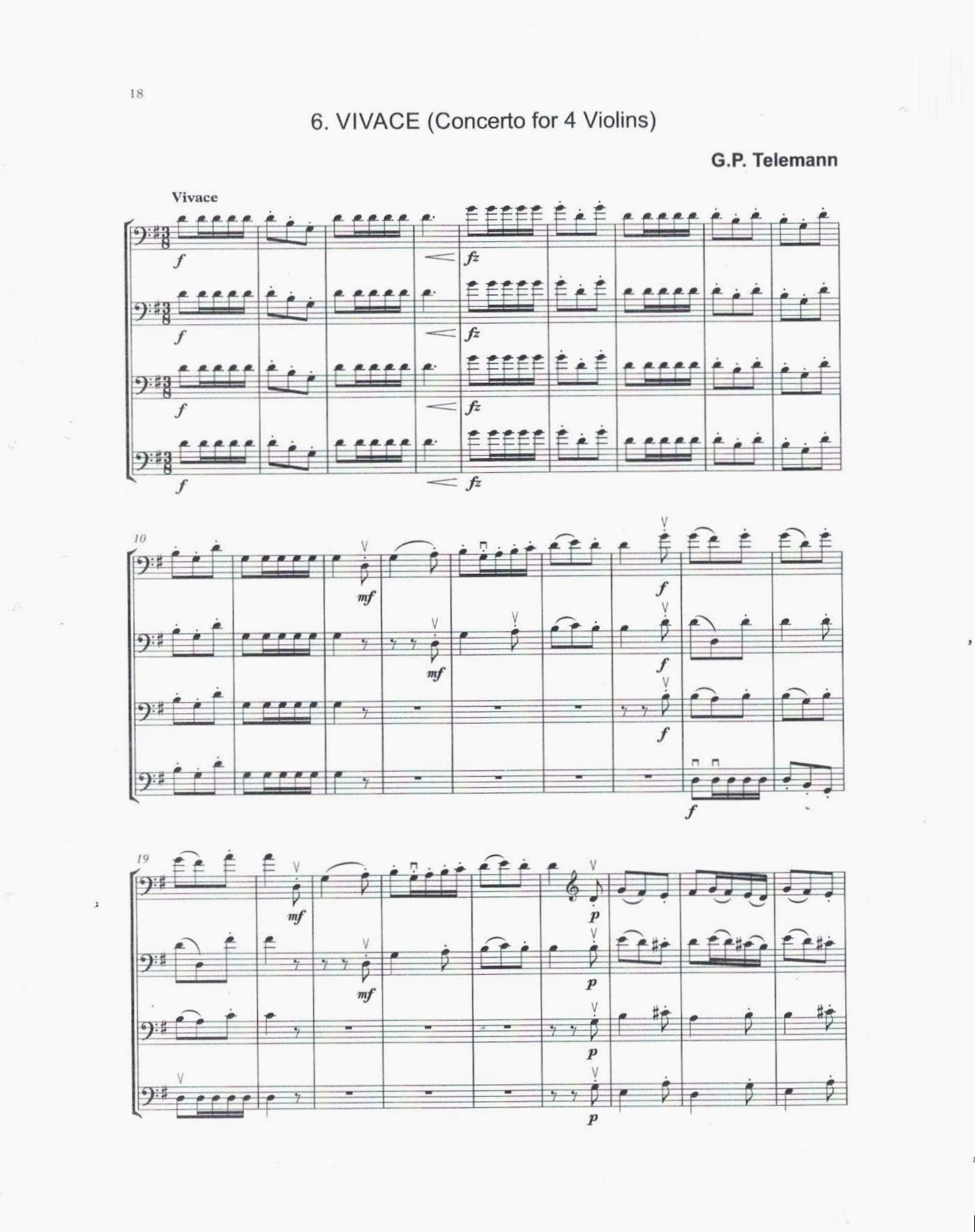 Bass Quartets Book 4: 12 Pieces for double bass quartet (arr. David Heyes)