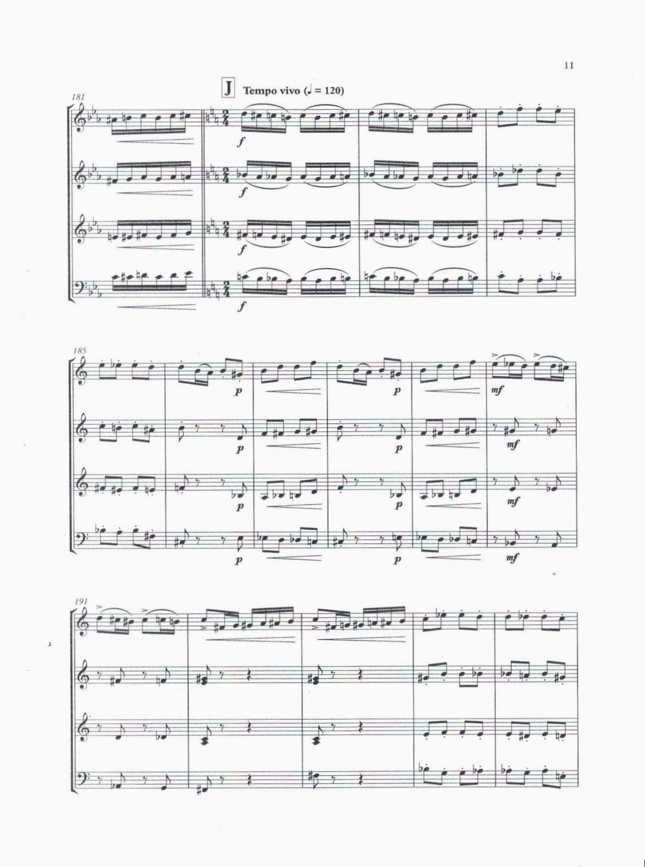 Jacques Vanherenthals: Between Ether and Earth for double bass quartet