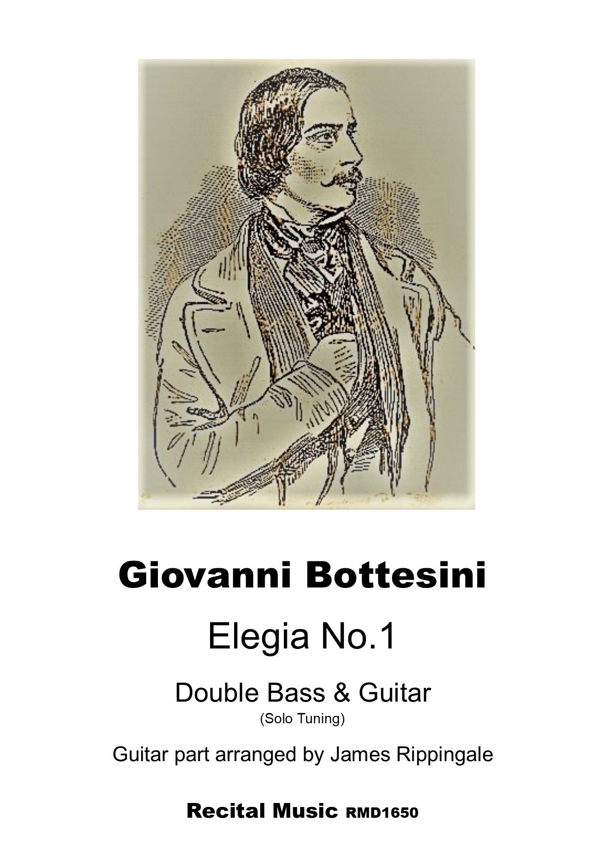 Giovanni Bottesini: Elegia No. 1 for double bass & guitar (arr. Heyes/Rippingale)