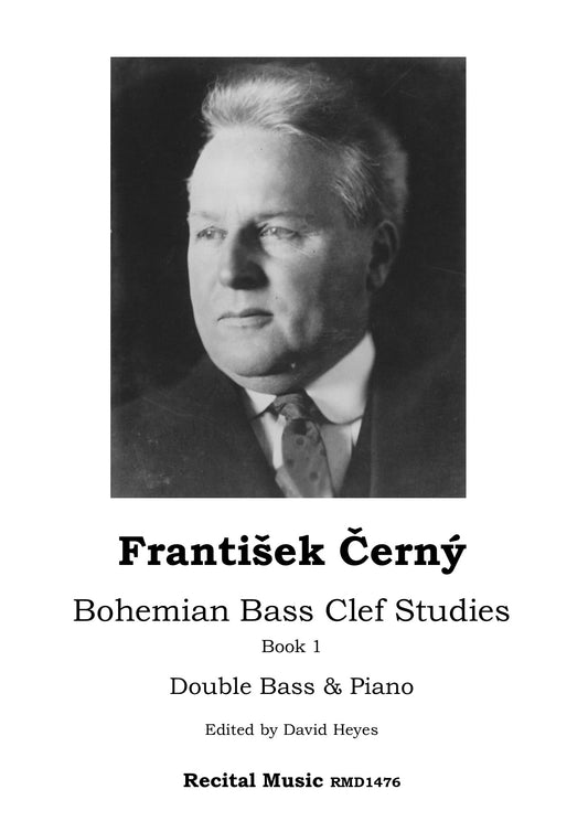 Cerny: Bohemian Bass Clef Studies Book 1 for double bass and piano (ed. Heyes)