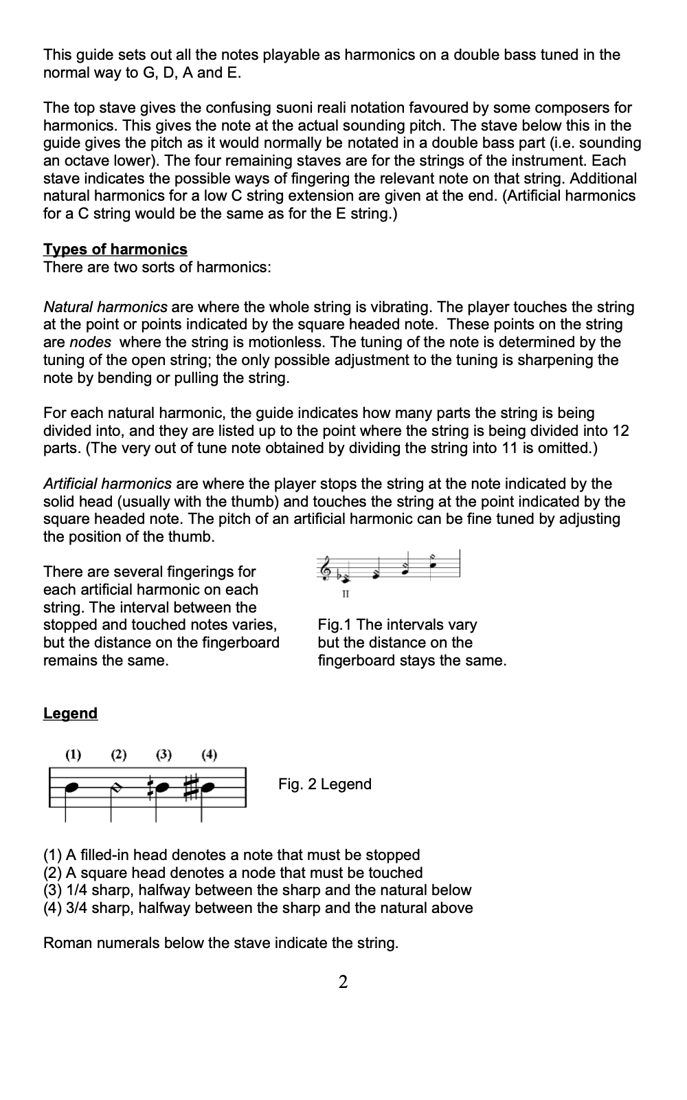 Chris West: A Guide to Double Bass Harmonics