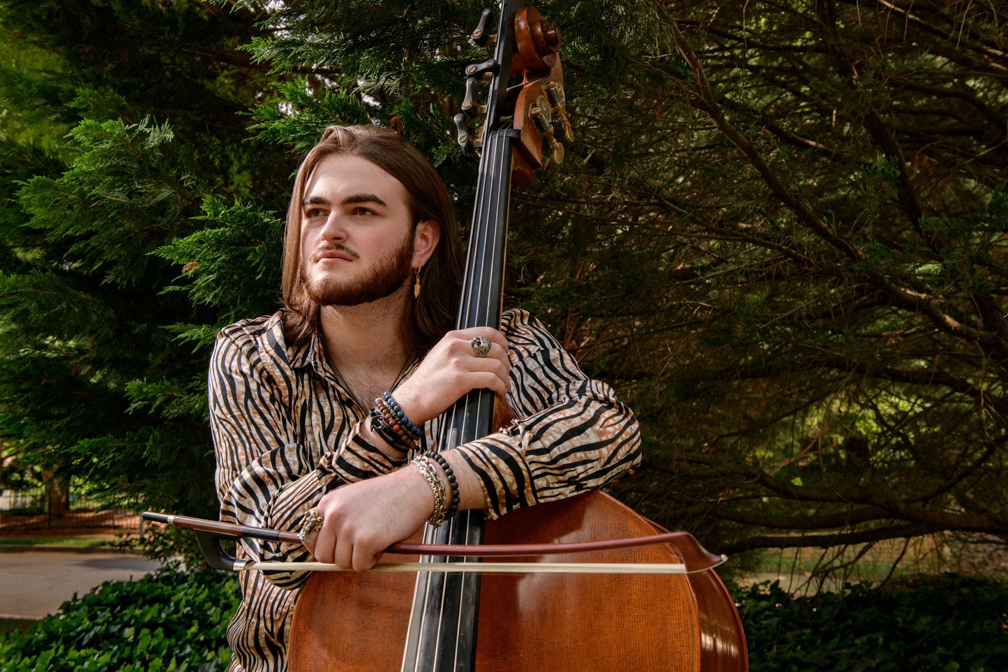 Klaus Badelt & Hans Zimmer: He's a Pirate arranged for Solo Double Bass by Blake Hilley