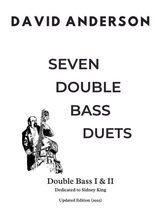 Dave Anderson: 7 Double Bass Duets (2025 Edition)