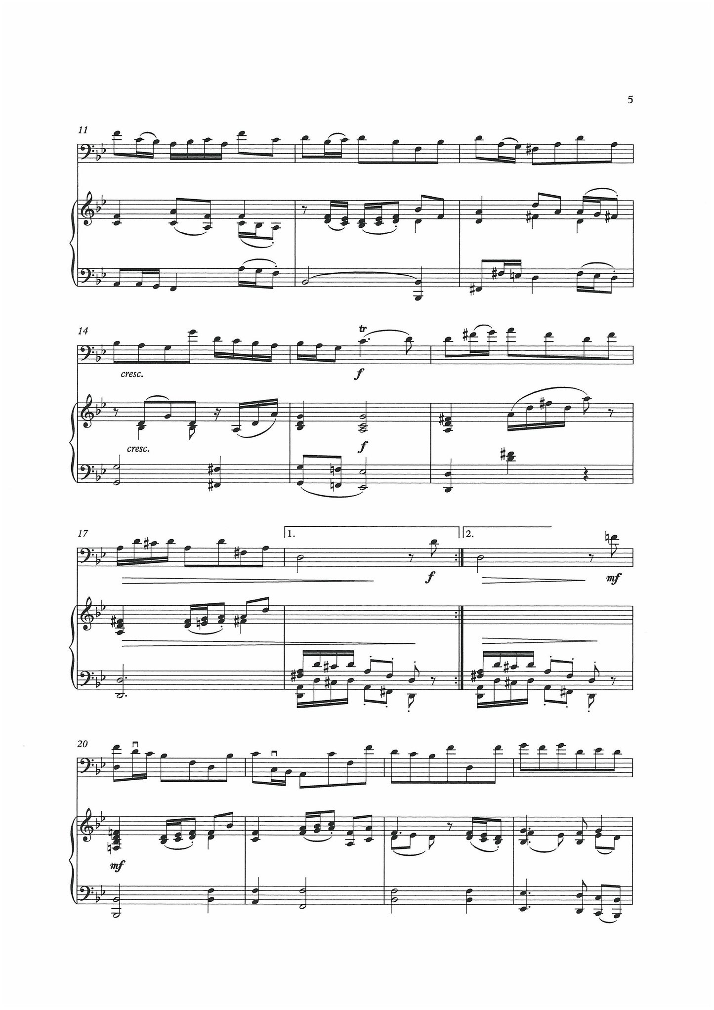 Henry Eccles: Sonata in G minor for double bass & piano (ed. David Heyes)