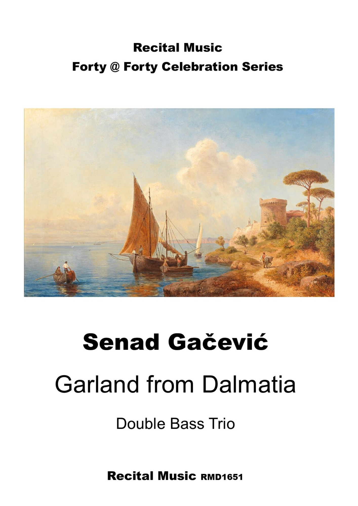 Senad Gacevic: Garland from Dalmatia for double bass trio