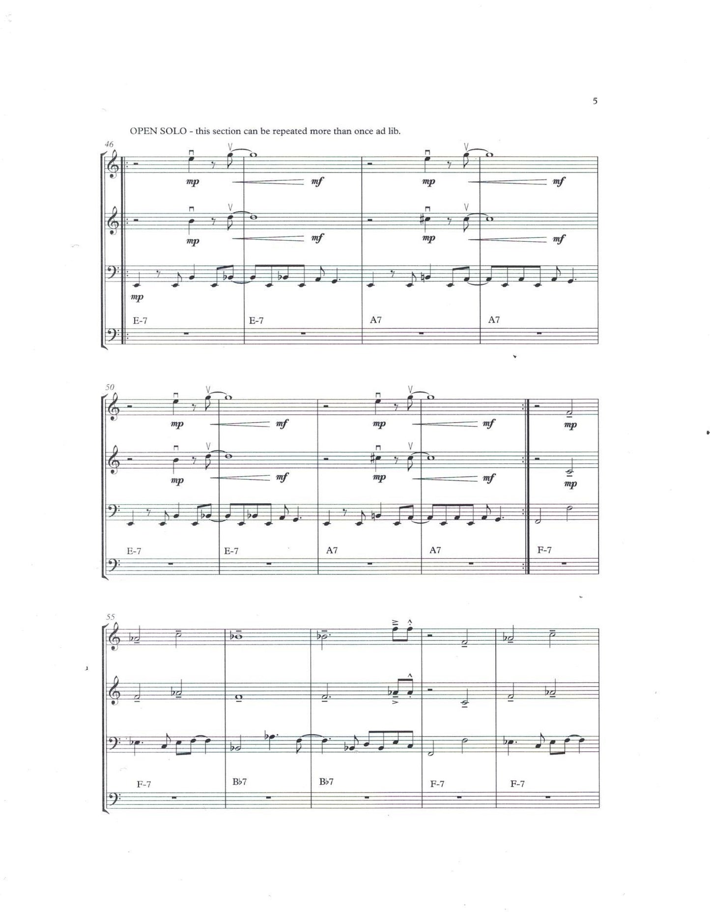 Simón García: Bad Brothers for double bass quartet