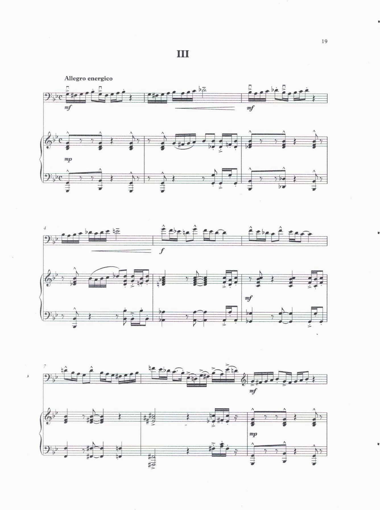 Simón García: Concertino No. 1 for double bass & piano