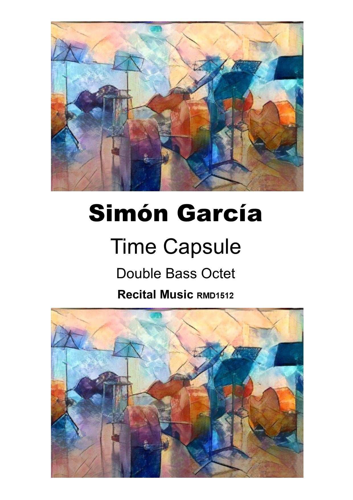 Simón García: Time Capsule for double bass octet
