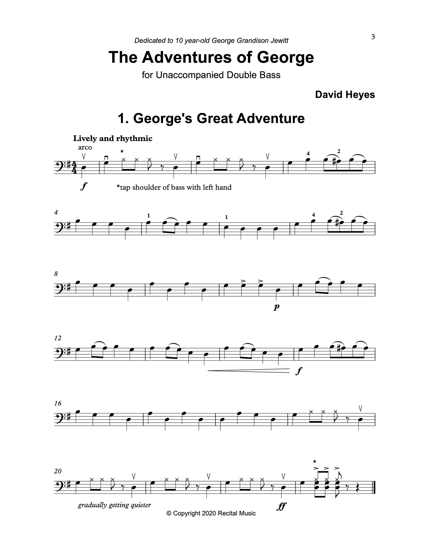 The Beginner Collection for double bass & piano