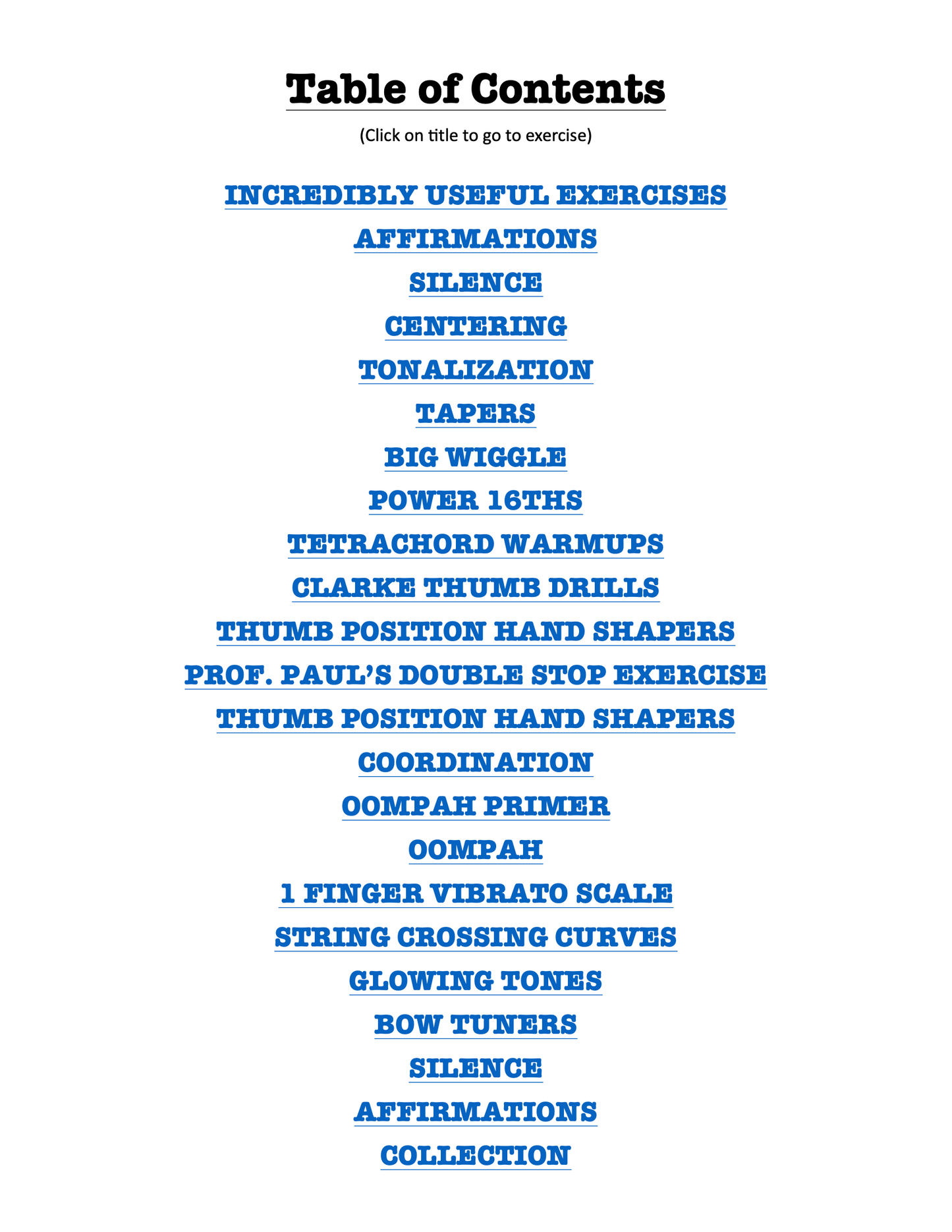 Incredibly Useful Exercises for Double Bass, Vol. 13, Hybrid Workout #1
