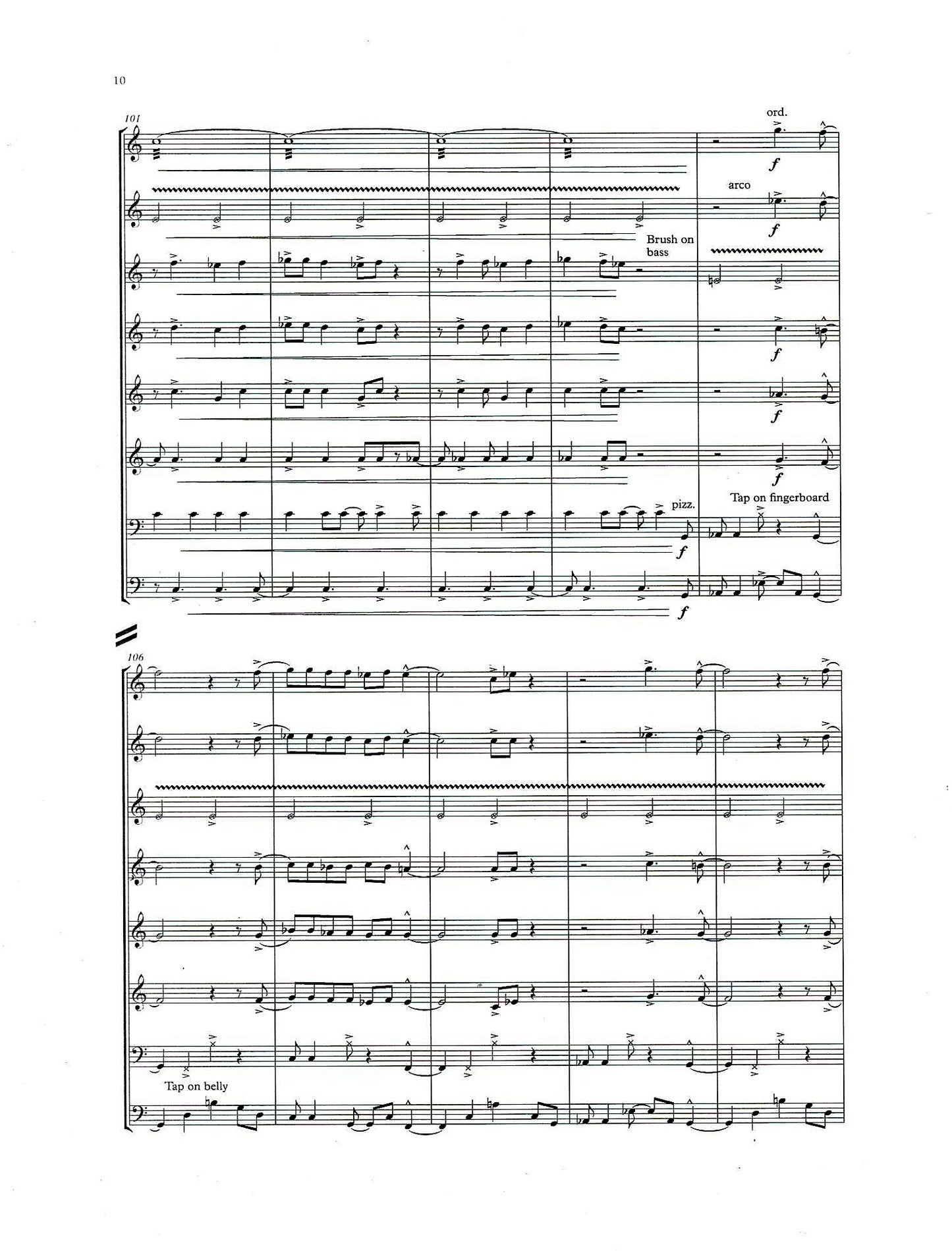 Simón García: Lucca, Terra di Felicitá for double bass octet