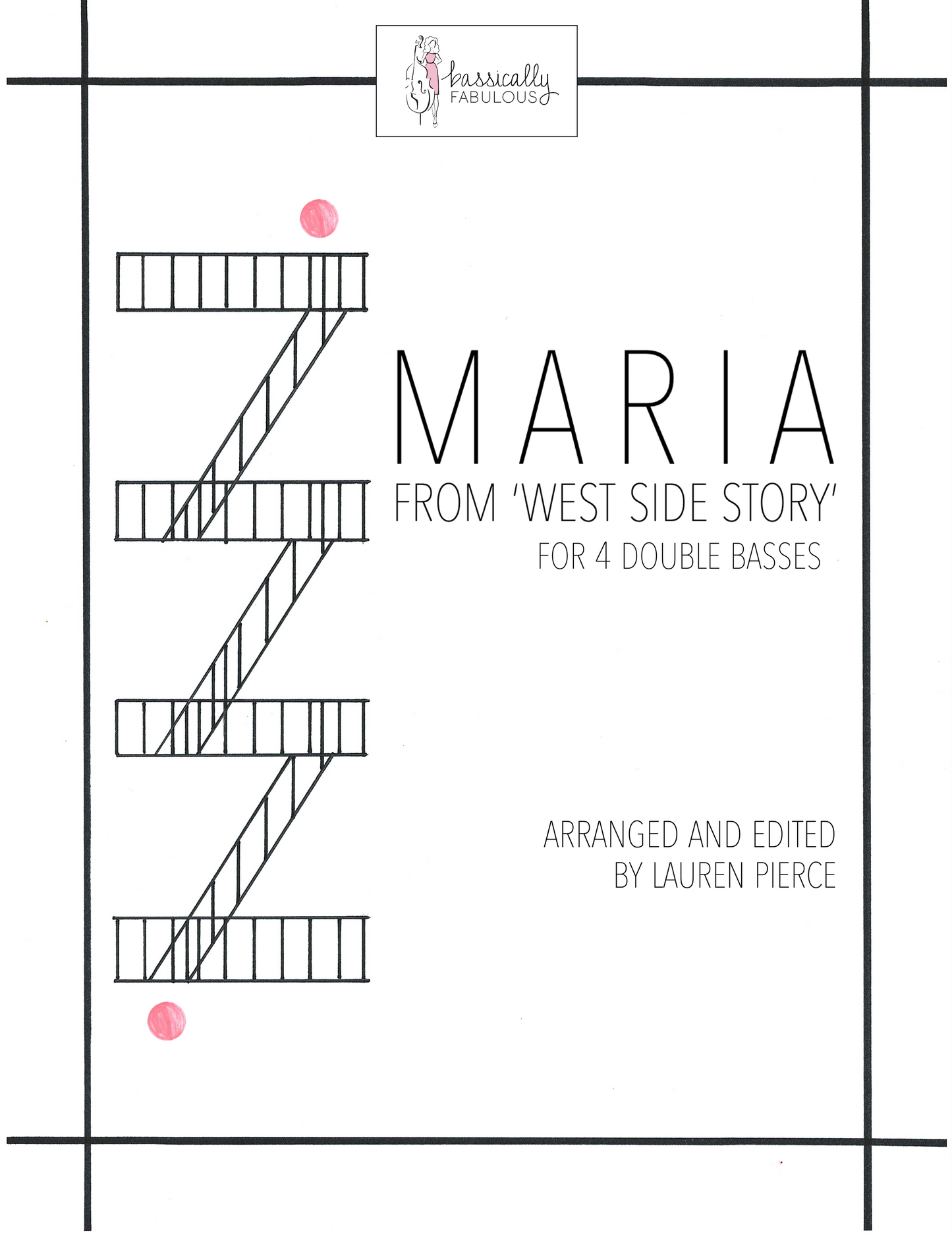 Bernstein: Maria (from 'West Side Story') for 4 Basses (arr. by Lauren Pierce)
