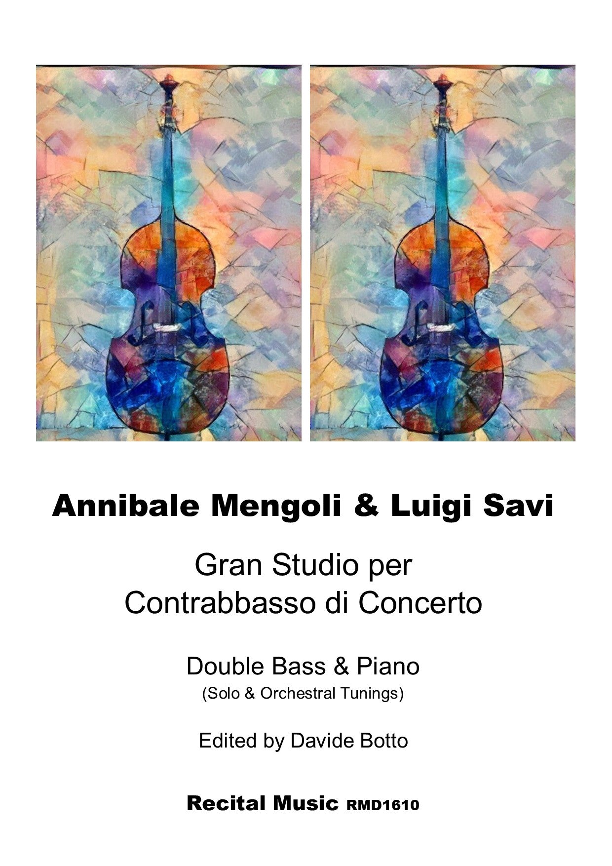 Annibale Mengoli & Luigi Savi: Gran Studio per Contrabbasso di Concerto for double bass & piano