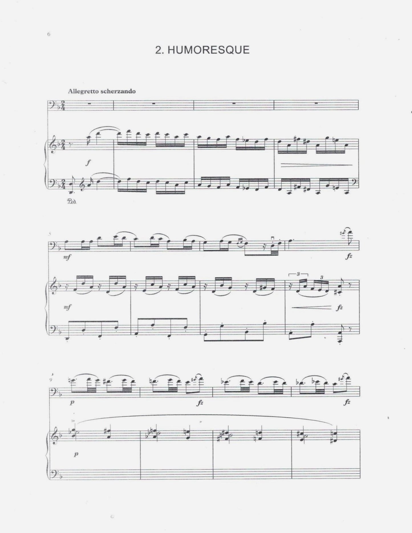 Carl Nielsen: Fantasy Pieces Op. 2 for double bass & piano (arr. David Heyes)