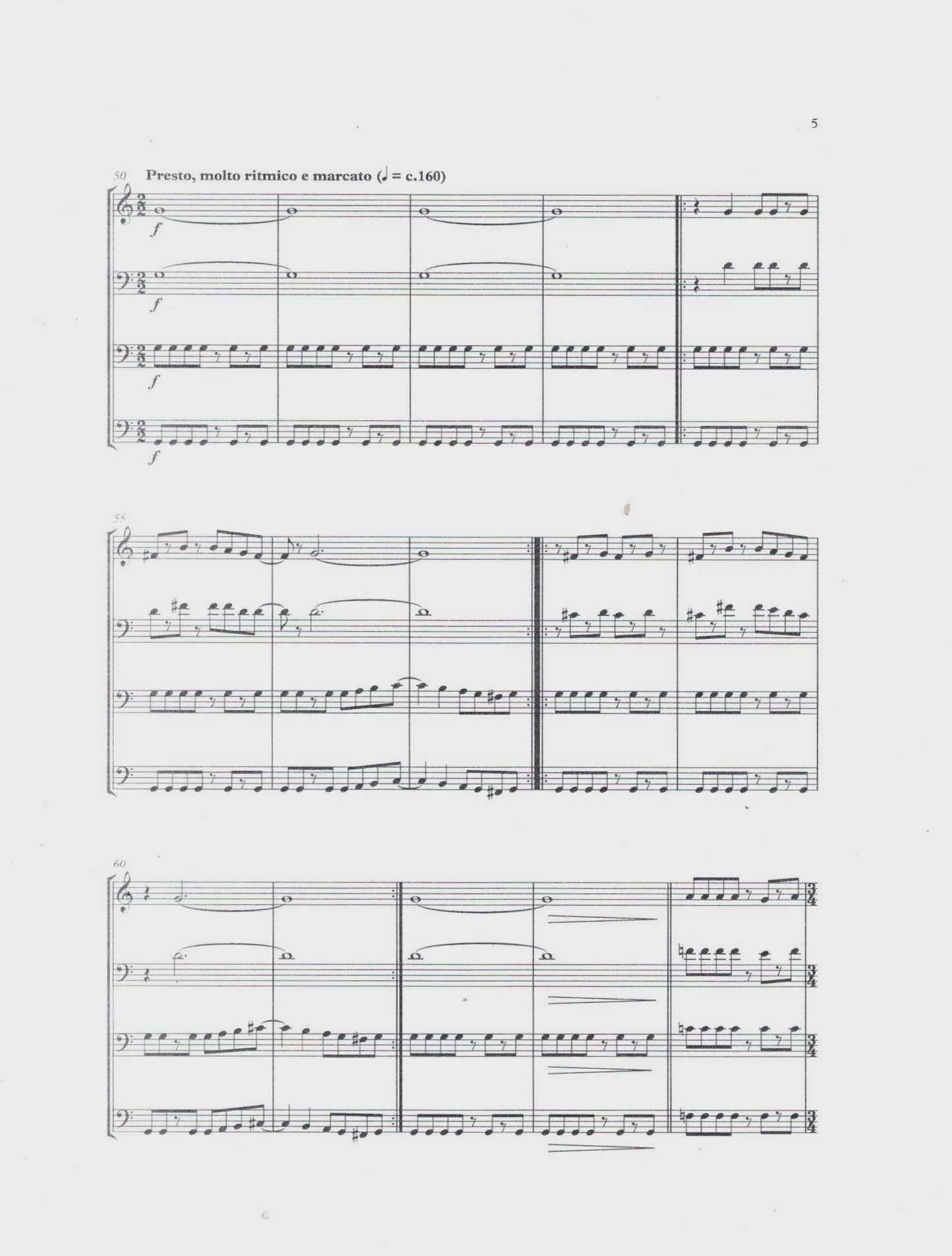 Tony Osborne: Basses Four Book 1 for double bass quartet