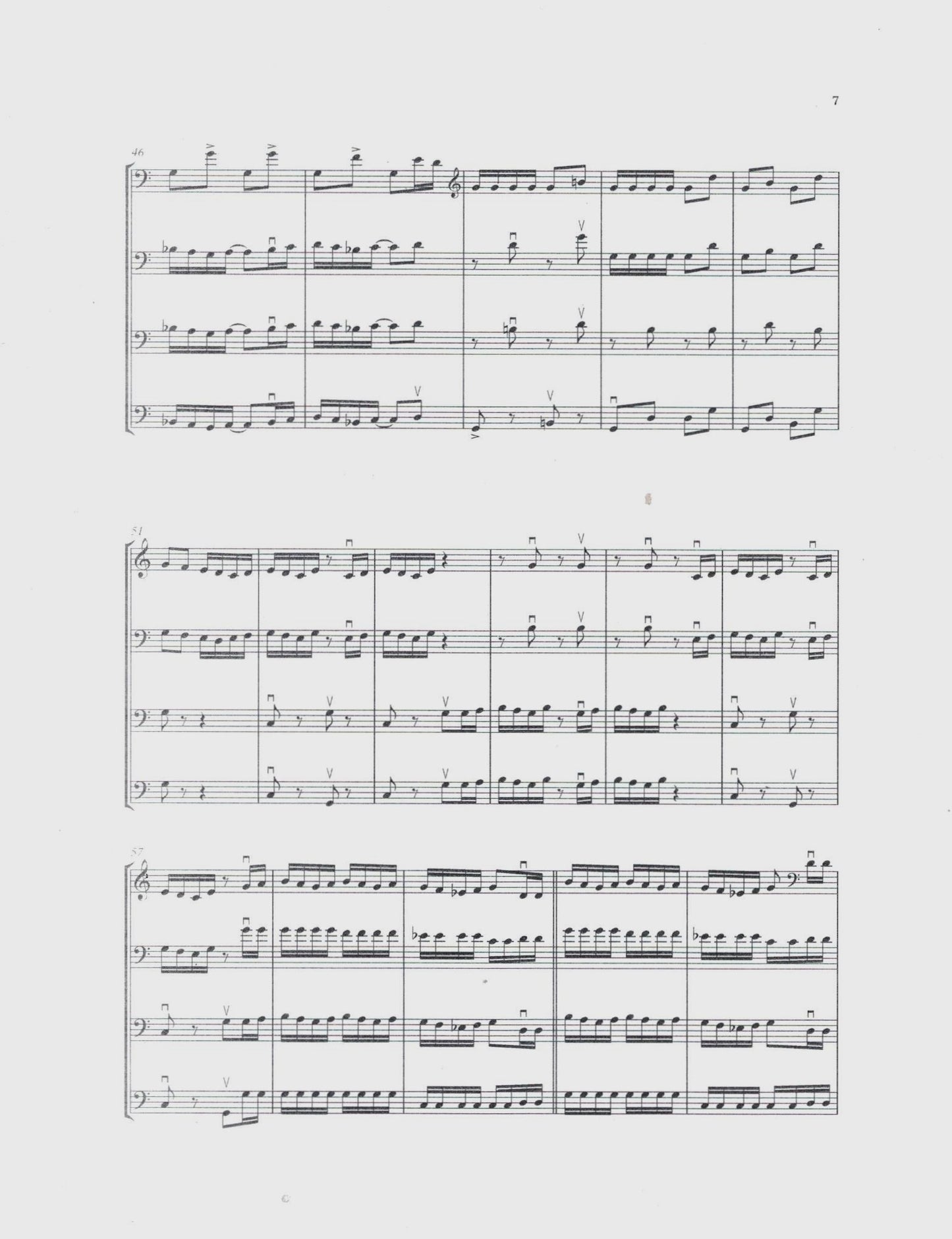 Tony Osborne: Basses Four Book 1 for double bass quartet